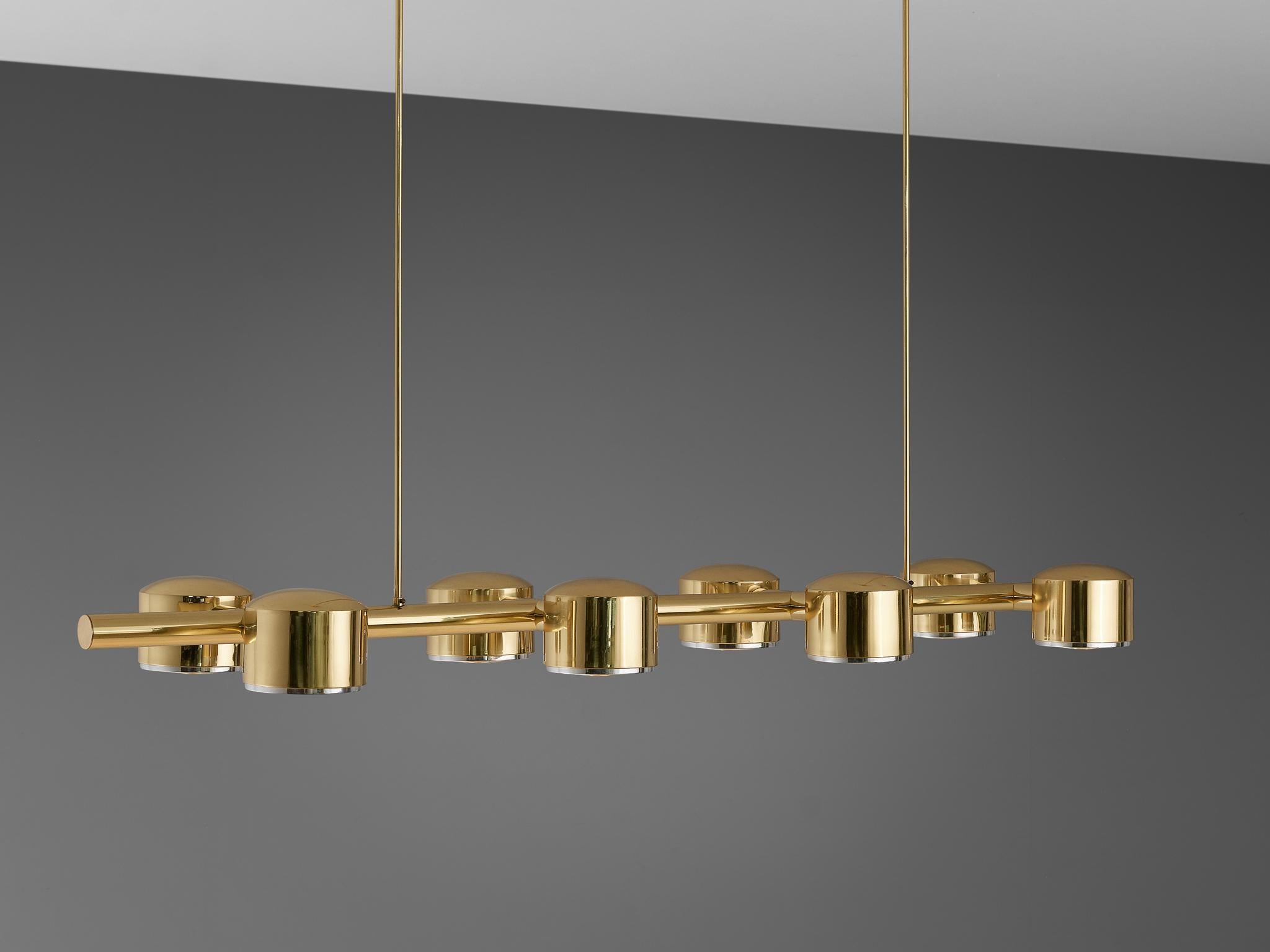Hans-Agne Jakobsson Chandelier in Brass lighting Morentz