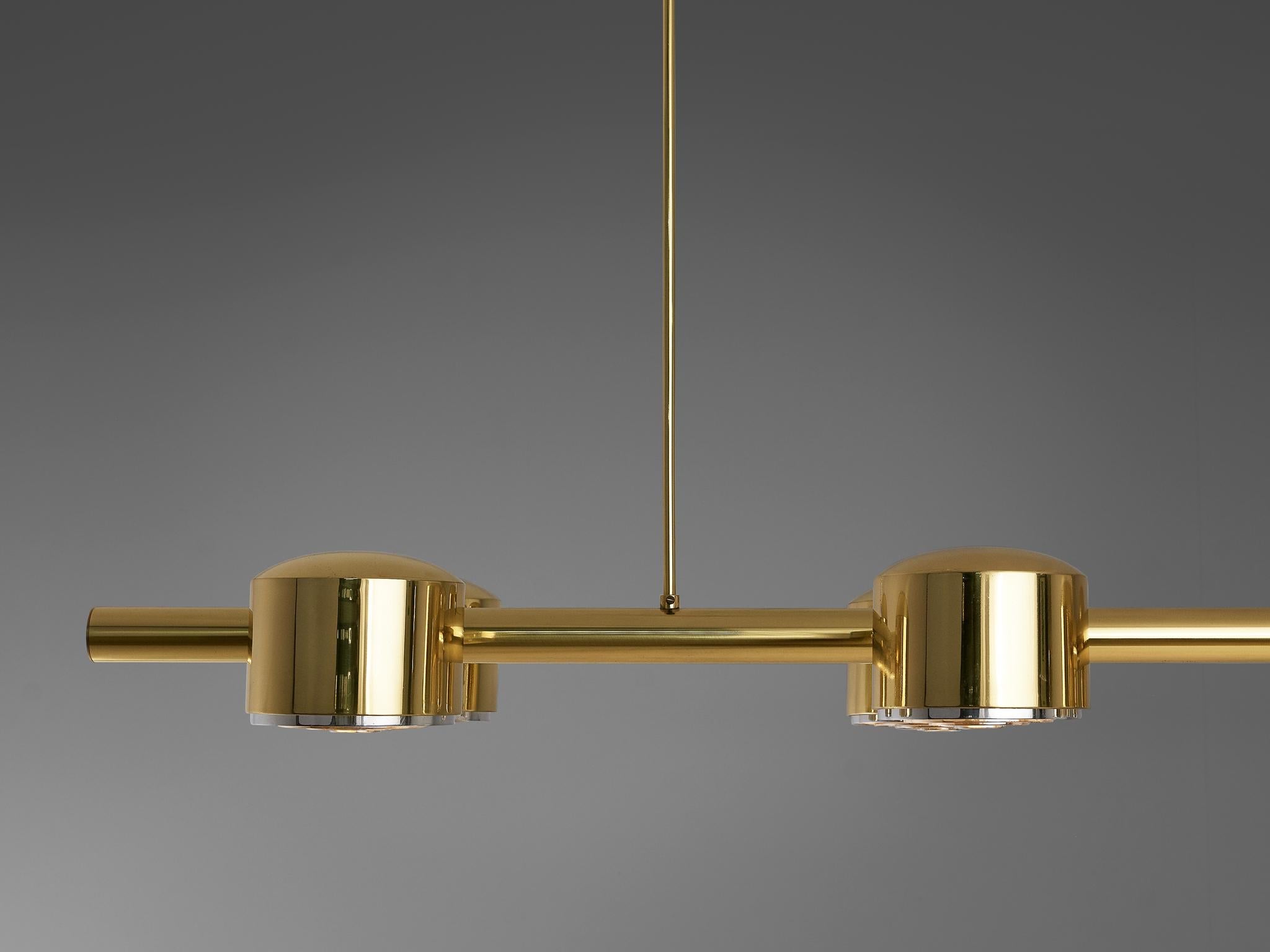 Hans-Agne Jakobsson Chandelier in Brass lighting Morentz