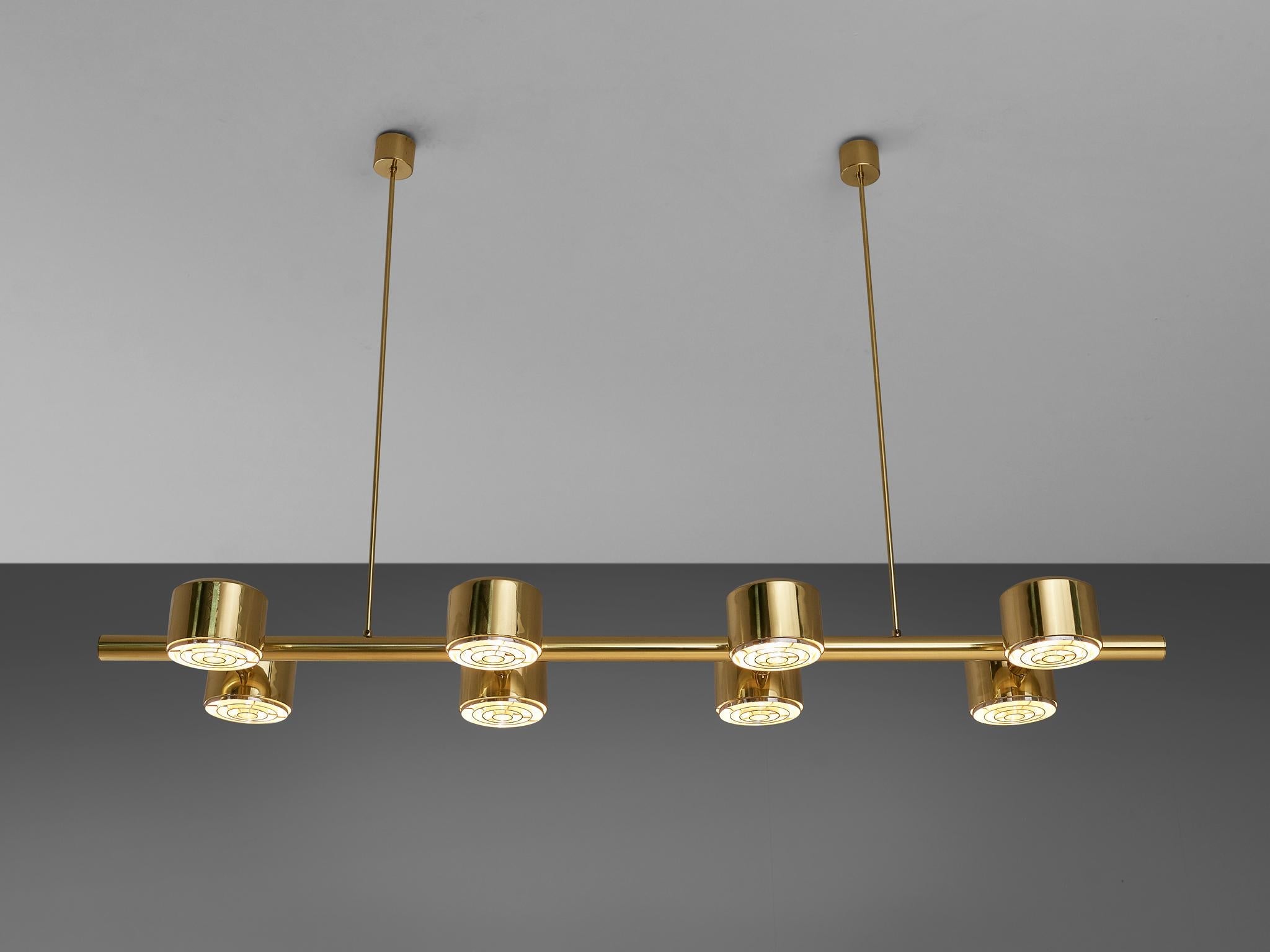 Hans-Agne Jakobsson Chandelier in Brass lighting Morentz