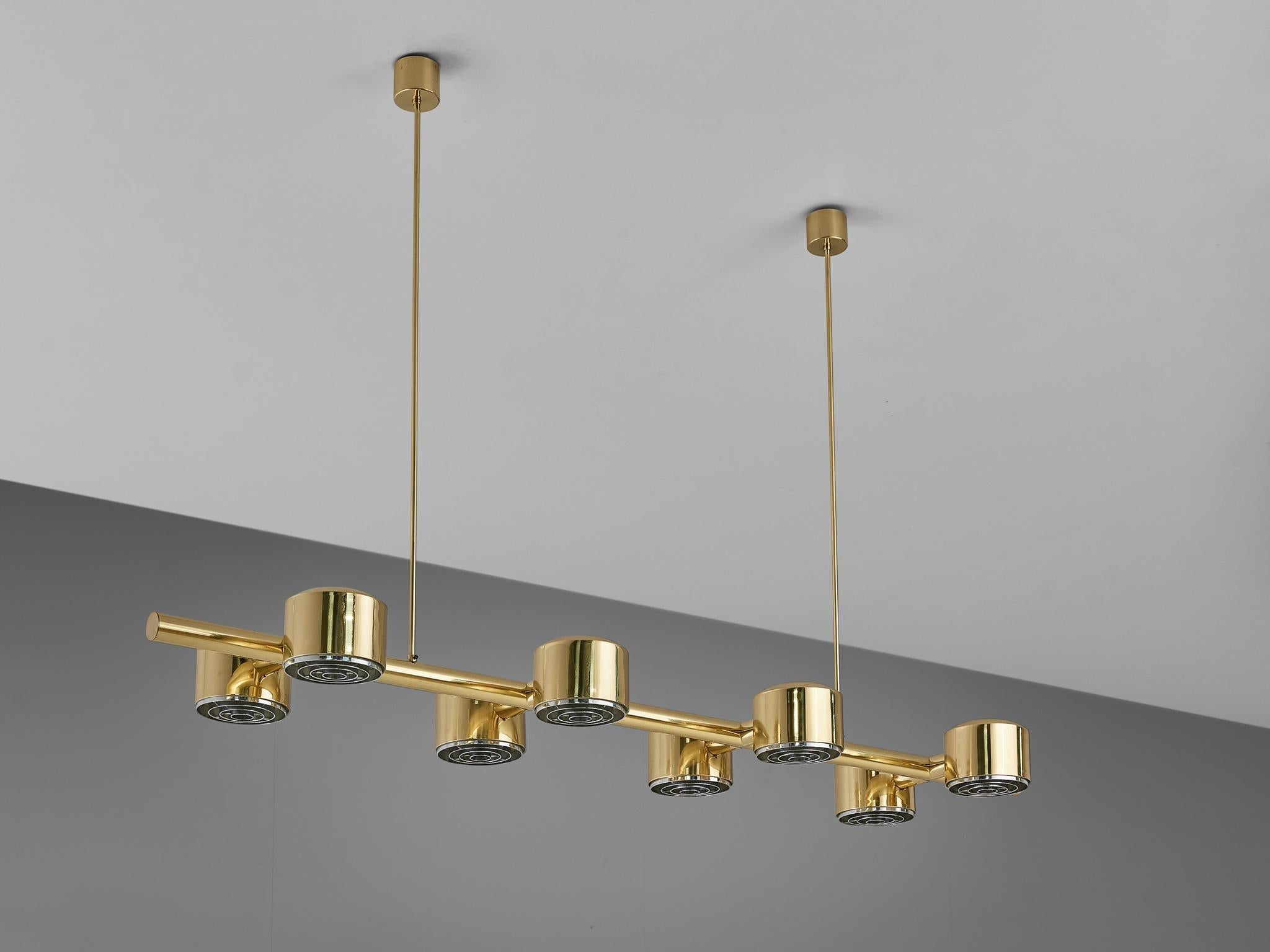 Hans-Agne Jakobsson Chandelier in Brass lighting Morentz