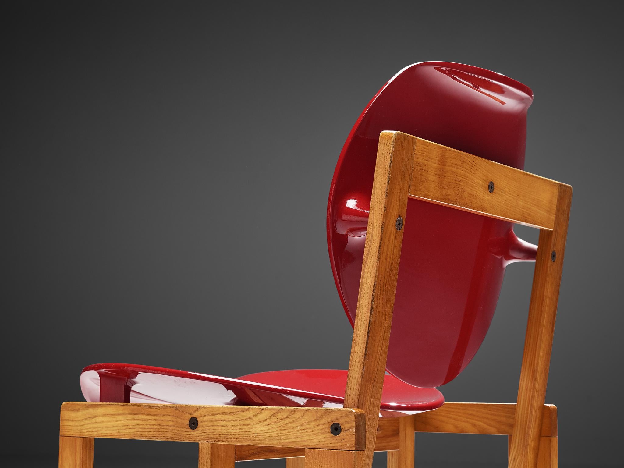 Giuseppe Davanzo Set of Four 'Serena' Dining Chairs in Ash seating Morentz