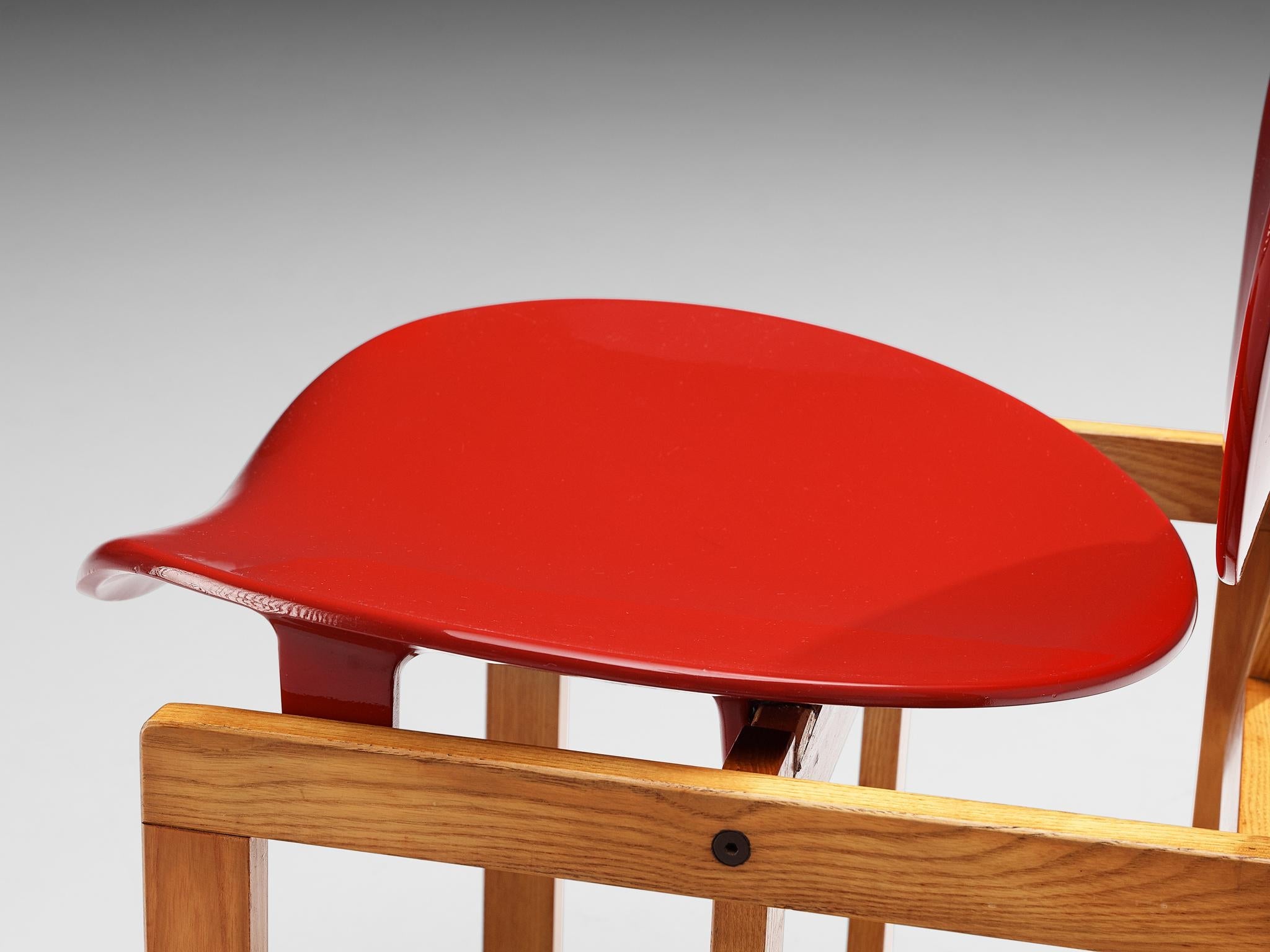 Giuseppe Davanzo Set of Four 'Serena' Dining Chairs in Ash seating Morentz