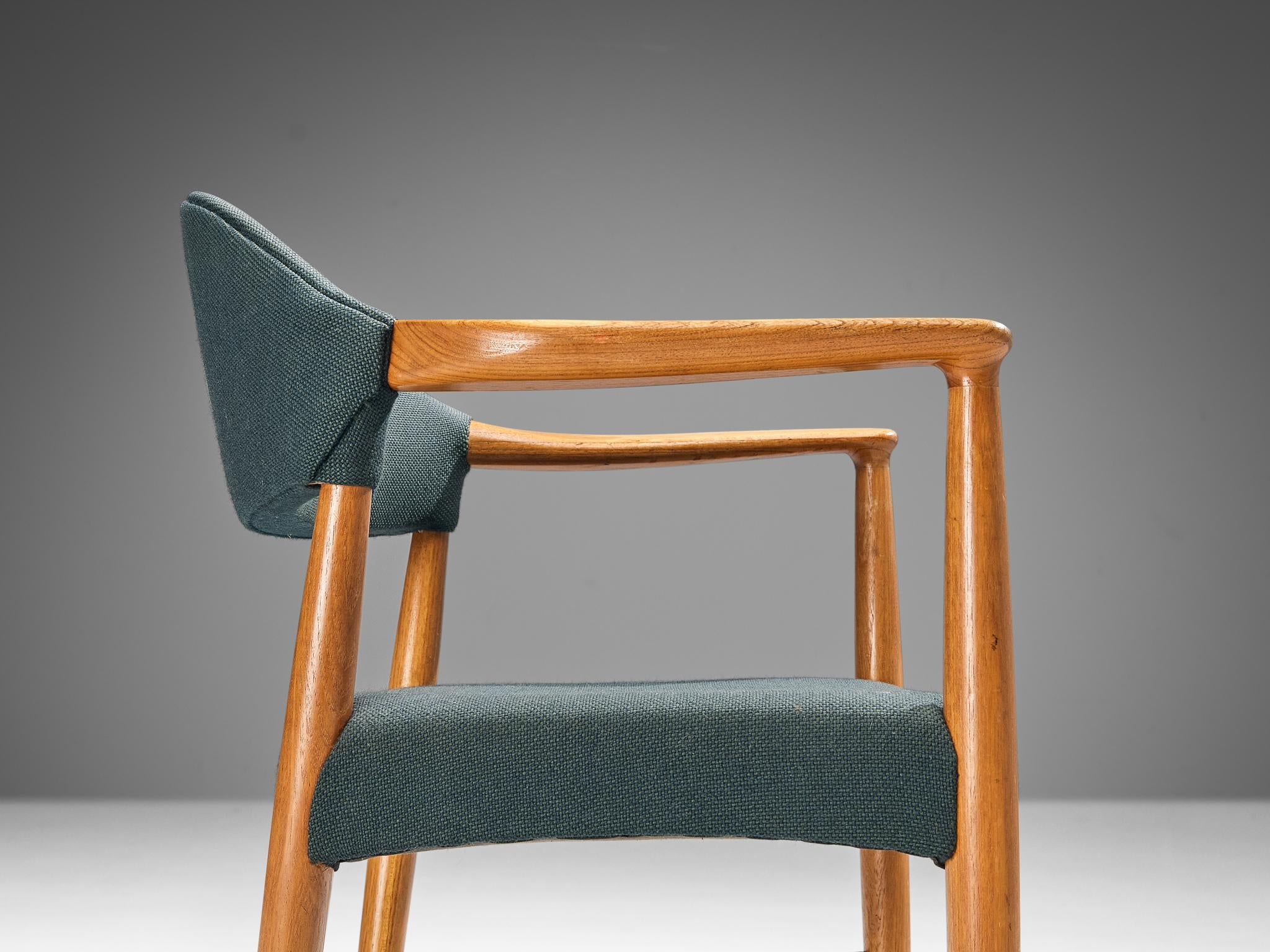 Kurt Olsen for Slagelse Møbelfabrik Set of Four Armchairs in Teak seating Morentz