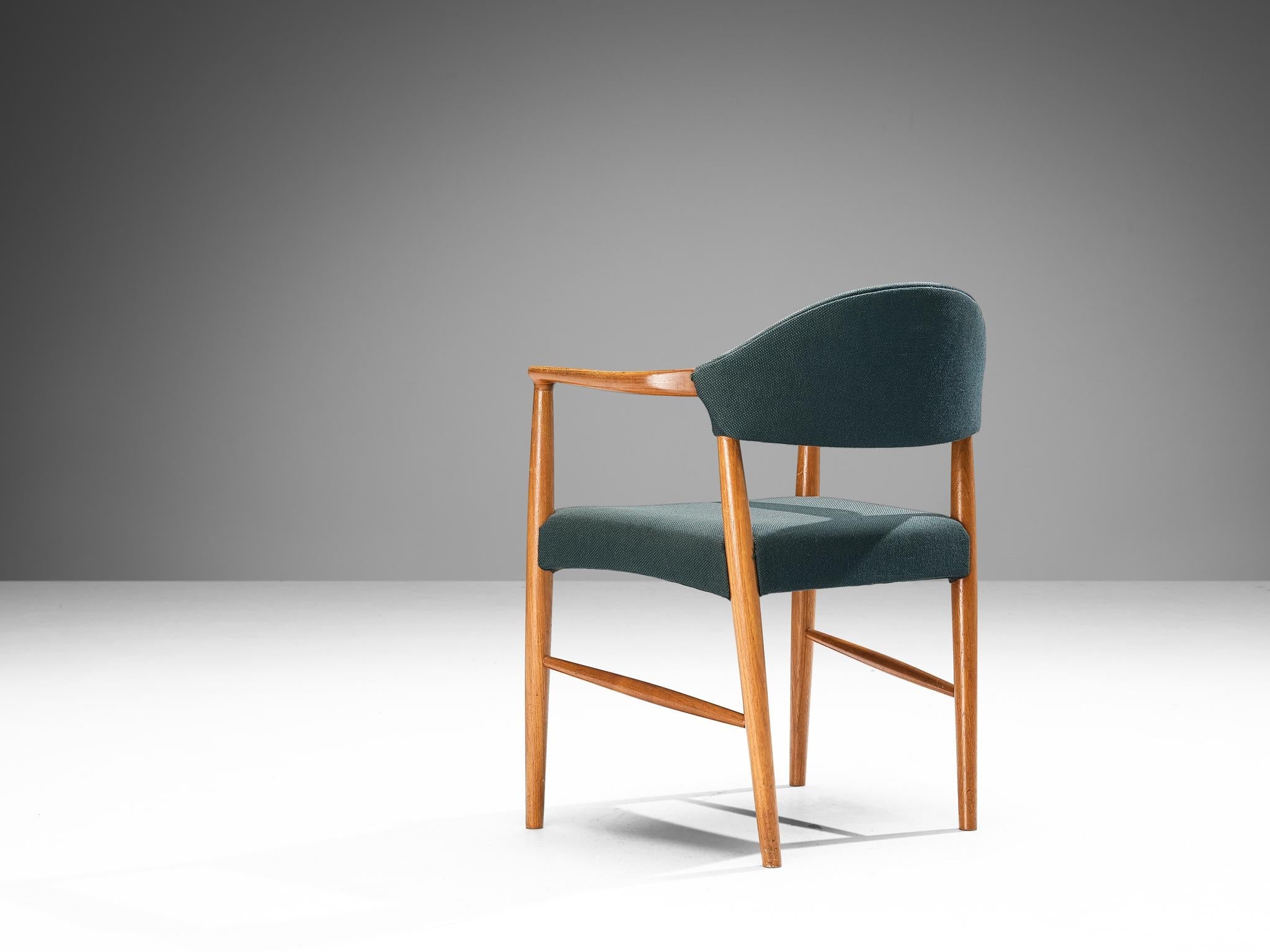 Kurt Olsen for Slagelse Møbelfabrik Set of Four Armchairs in Teak seating Morentz