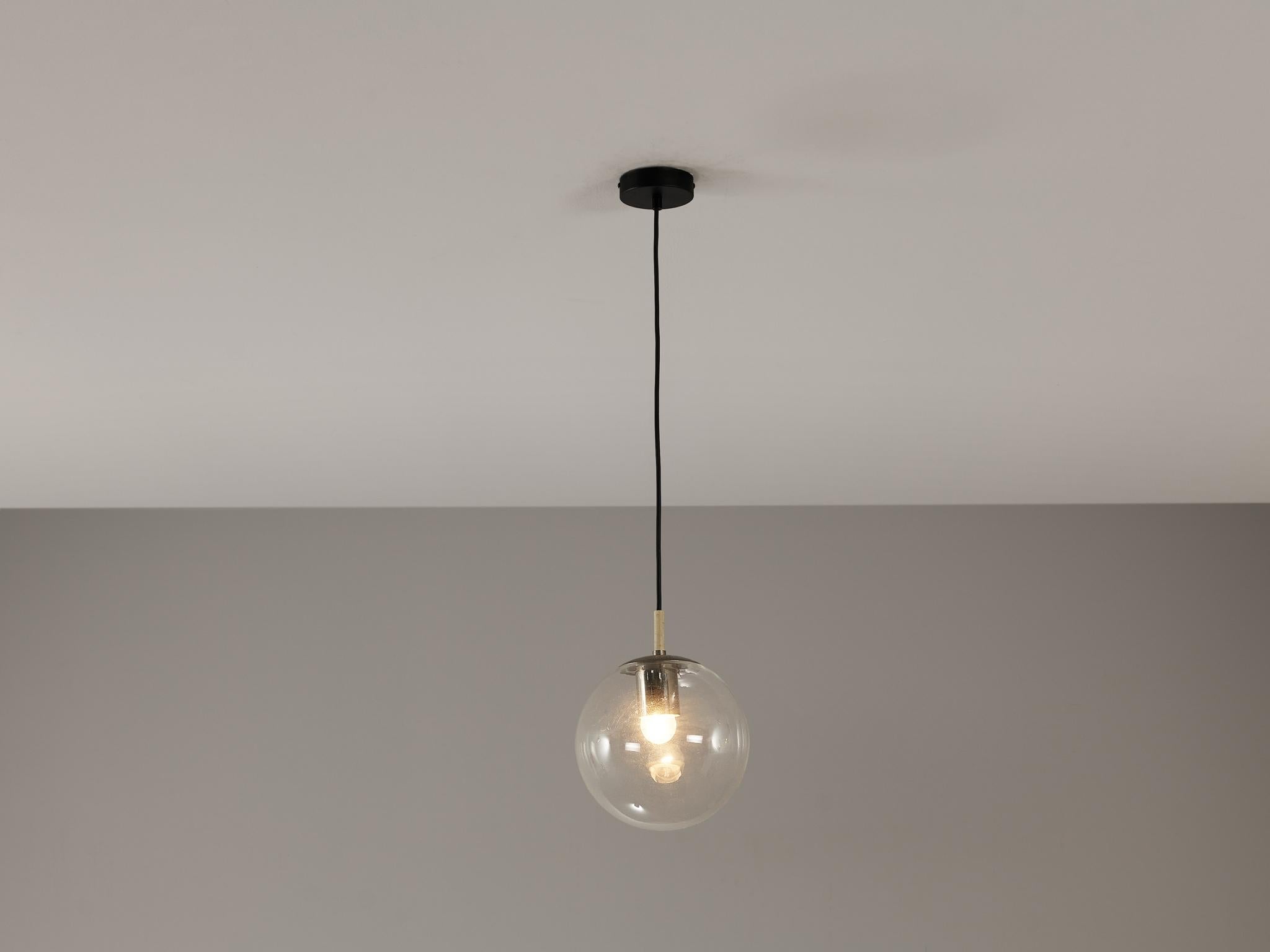 RAAK Amsterdam Pendants with Clear Glass Orbs lighting Morentz