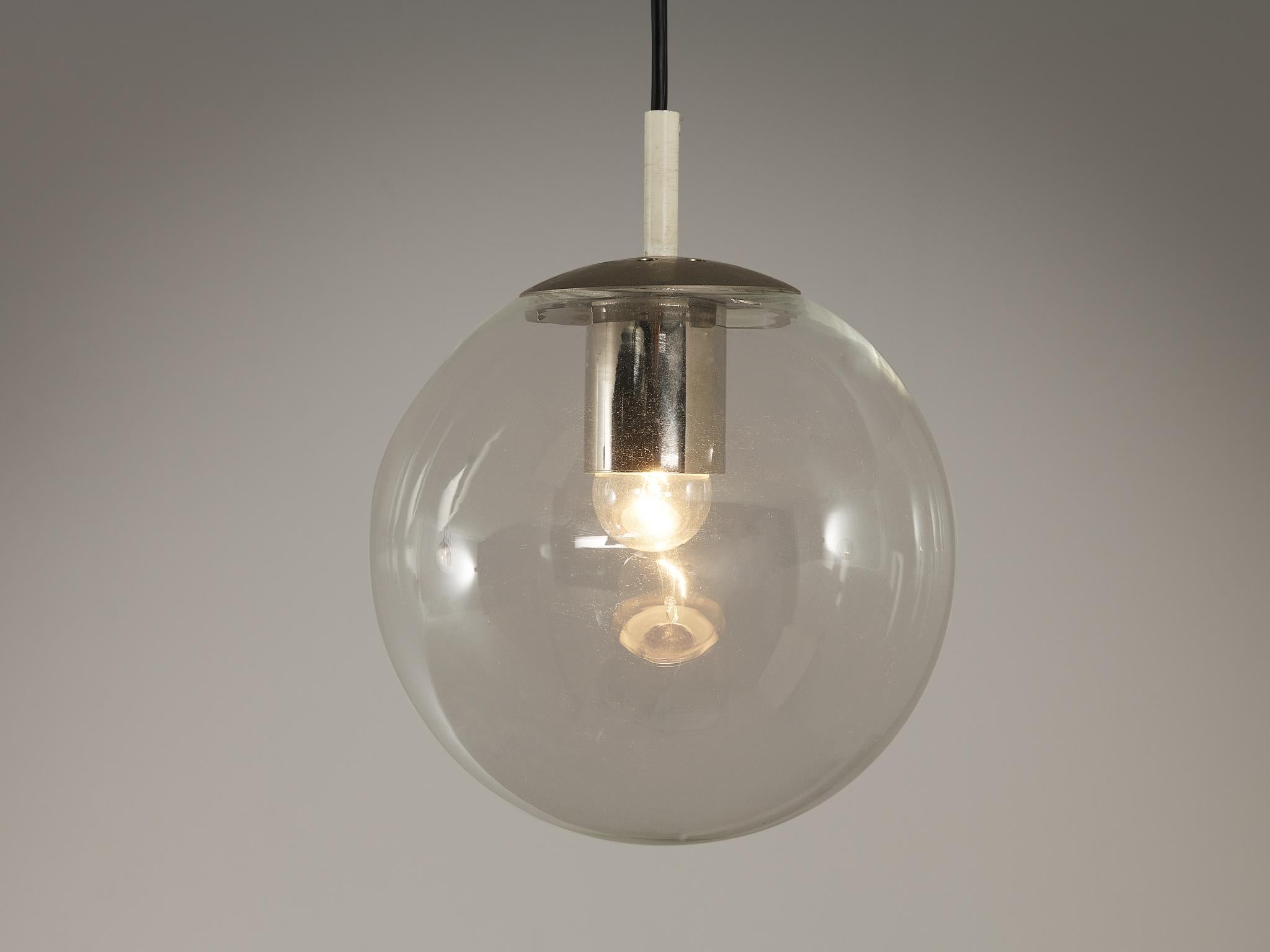 RAAK Amsterdam Pendants with Clear Glass Orbs lighting Morentz