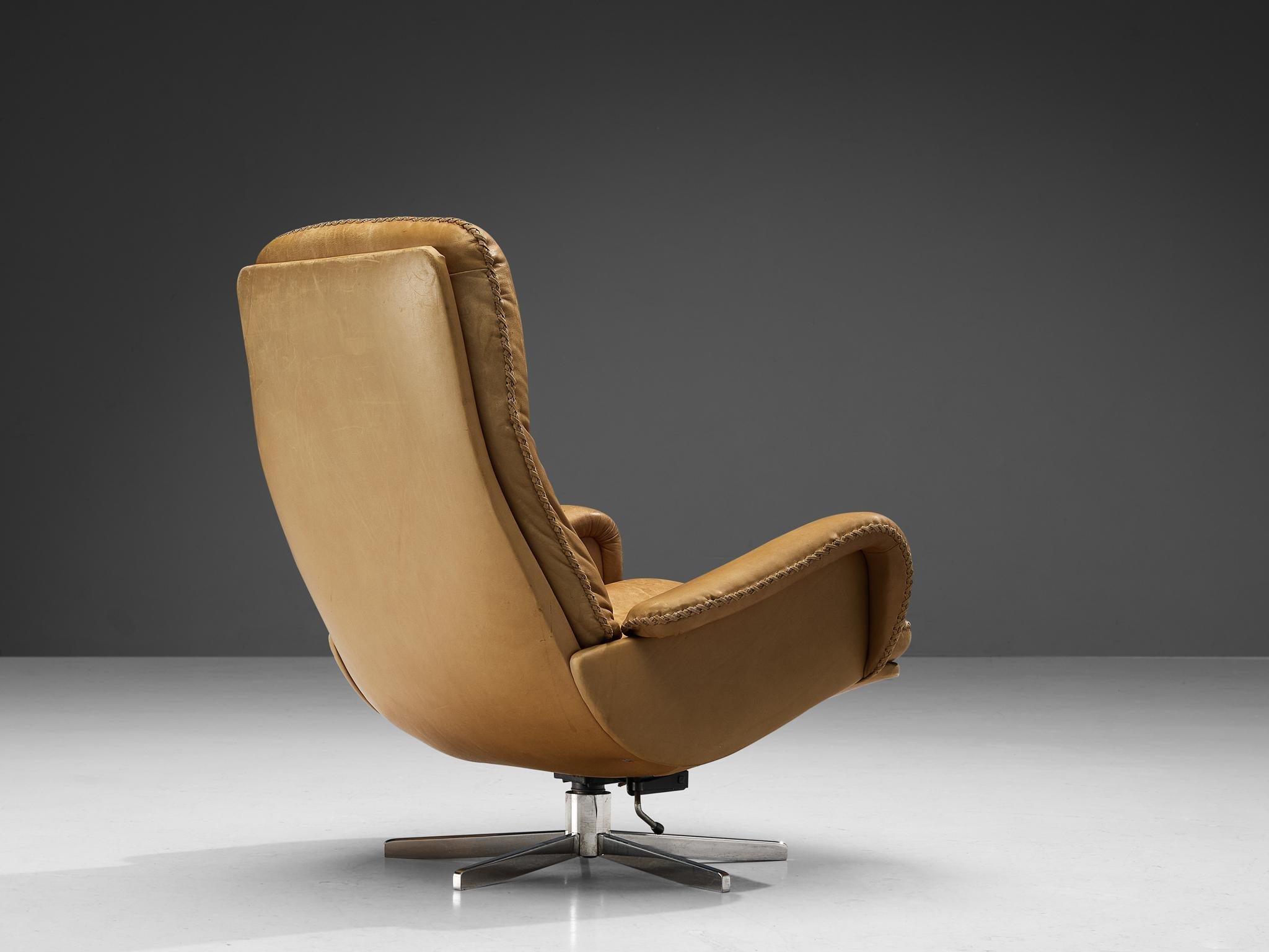 De Sede Lounge Chair in Camel Leather seating Morentz