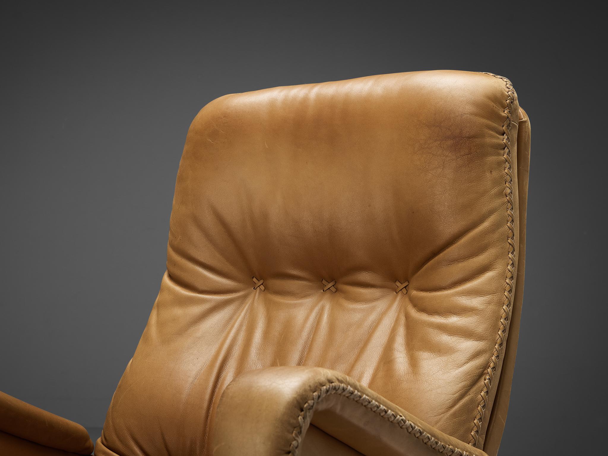 De Sede Lounge Chair in Camel Leather seating Morentz
