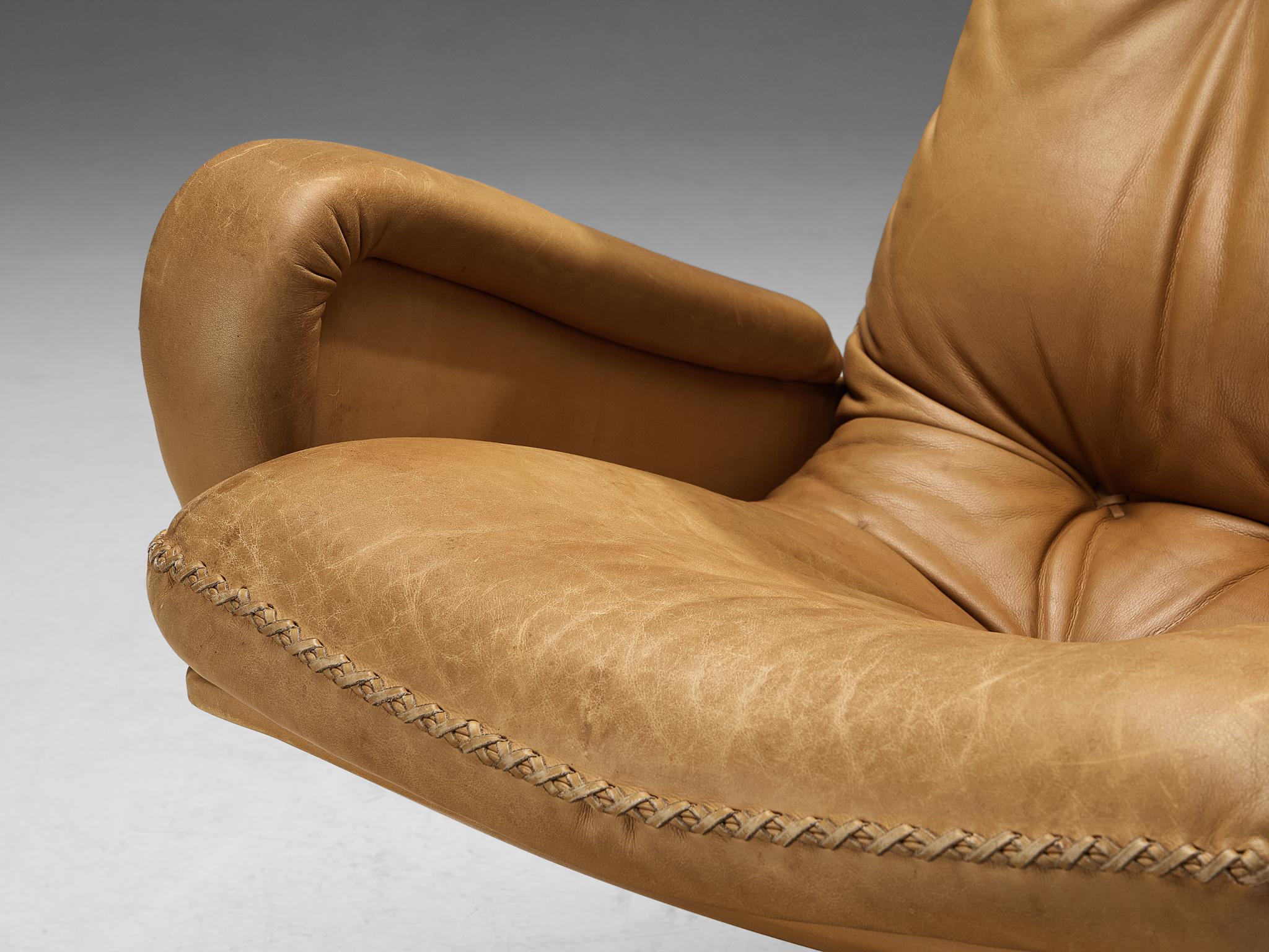 De Sede Lounge Chair in Camel Leather seating Morentz