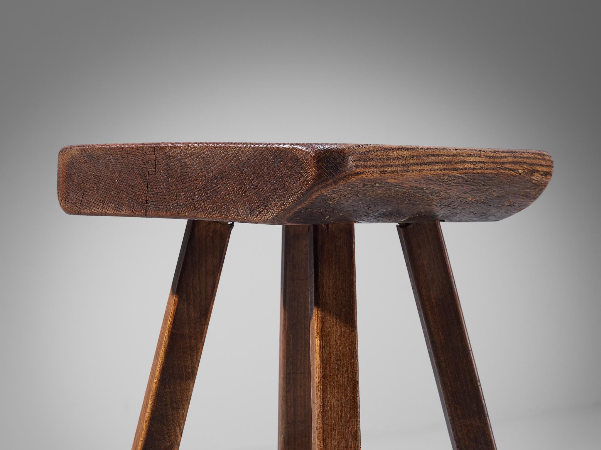 Mobichalet Brutalist Wooden High Stools seating Morentz
