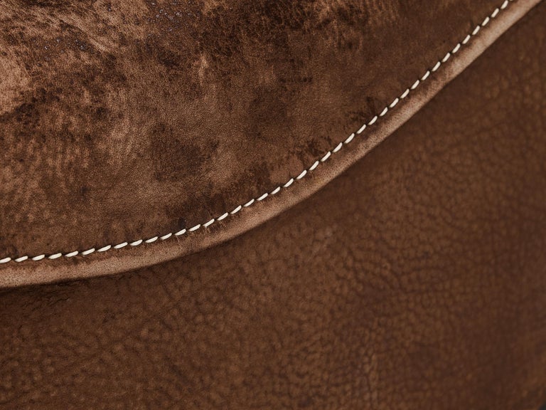 De Sede ‘DS-15’ Modular Sofas in Patinated Cognac Leather