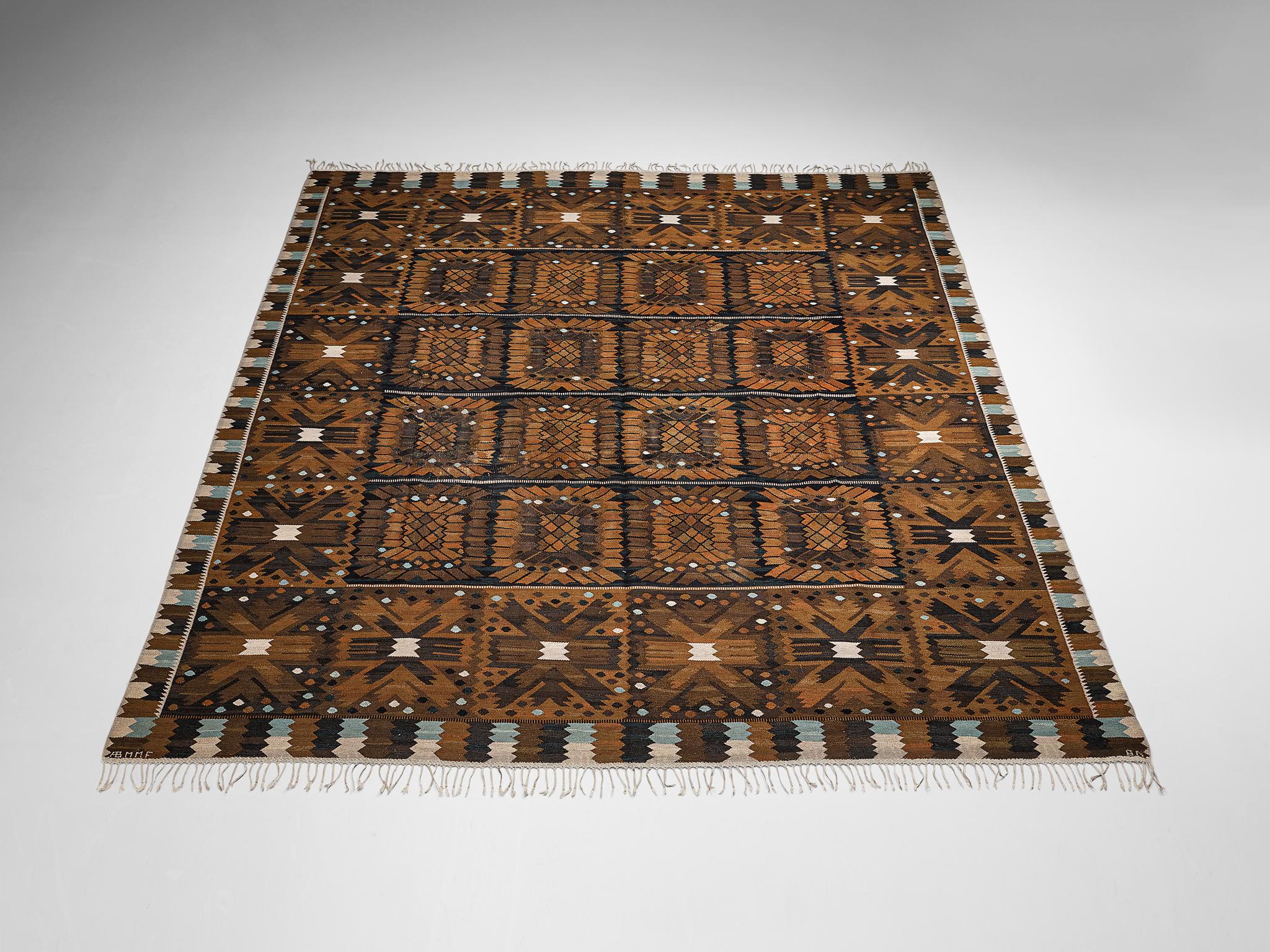 Barbro Nilsson for AB Märta Måås-Fjetterström 'Kryddnejlikan' Carpet rugs and carpets Morentz