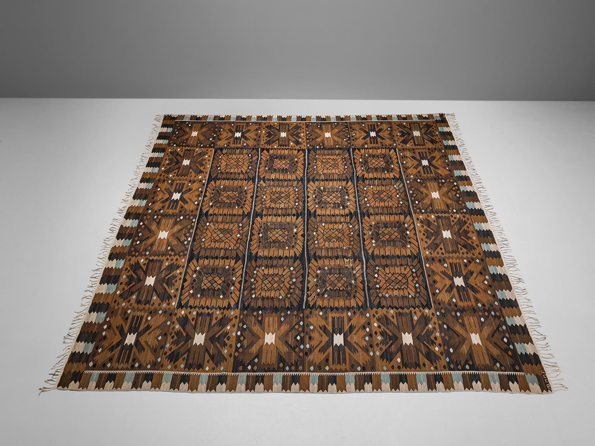 Barbro Nilsson for AB Märta Måås-Fjetterström 'Kryddnejlikan' Carpet rugs and carpets Morentz