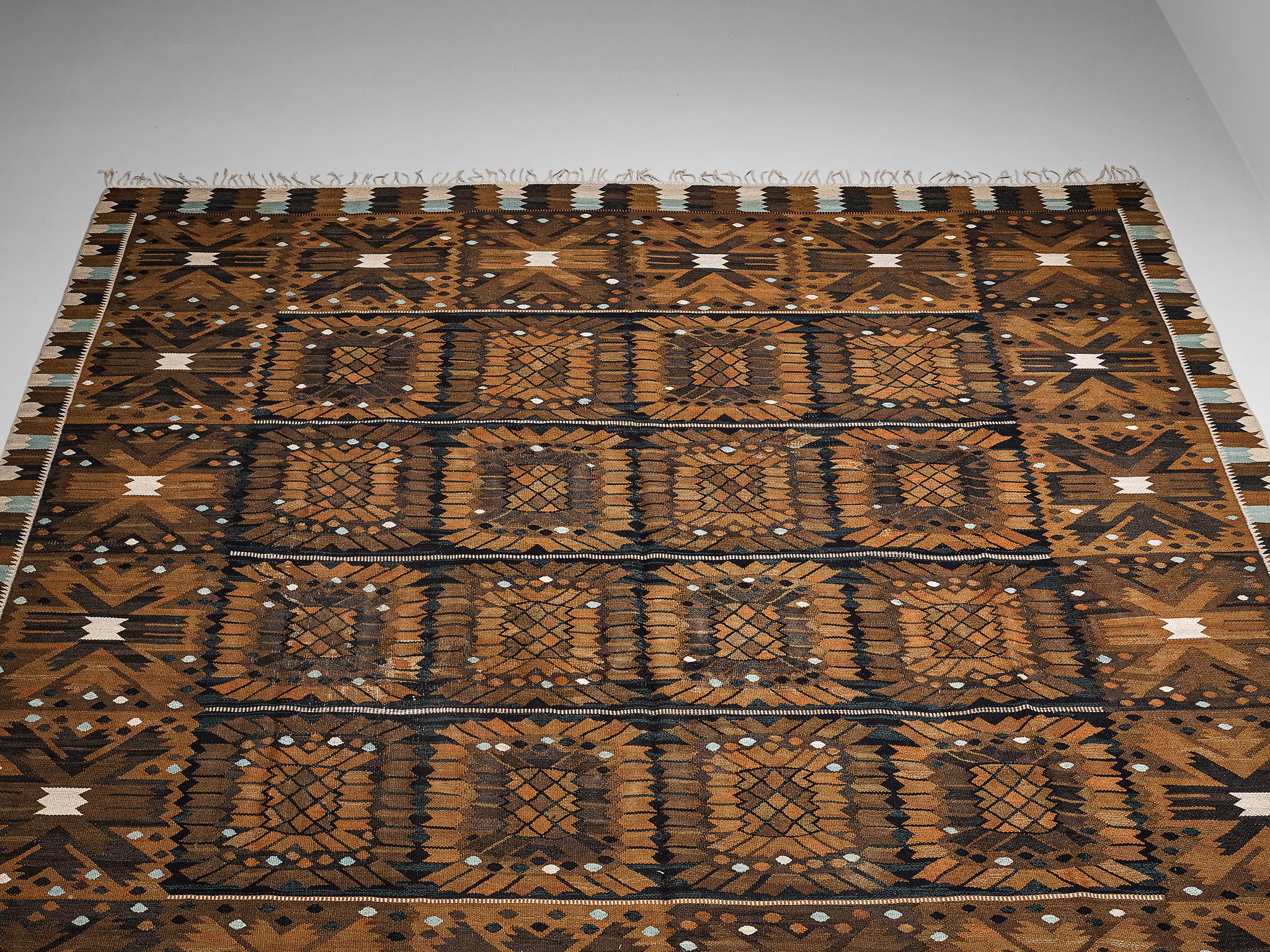 Barbro Nilsson for AB Märta Måås-Fjetterström 'Kryddnejlikan' Carpet rugs and carpets Morentz