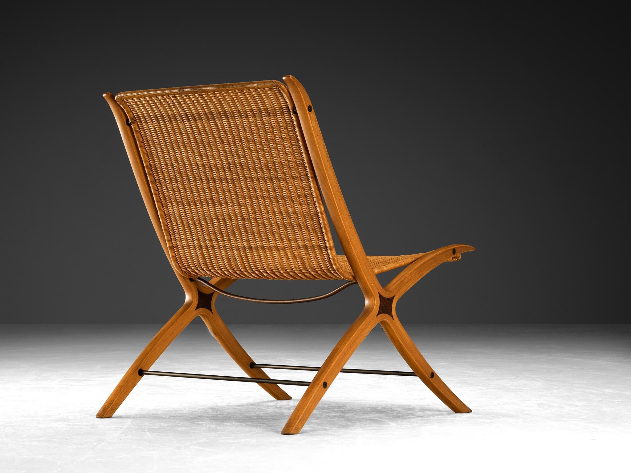 Peter Hvidt & Orla Mølgaard Nielsen Chair Model '6103' in Cane seating Morentz