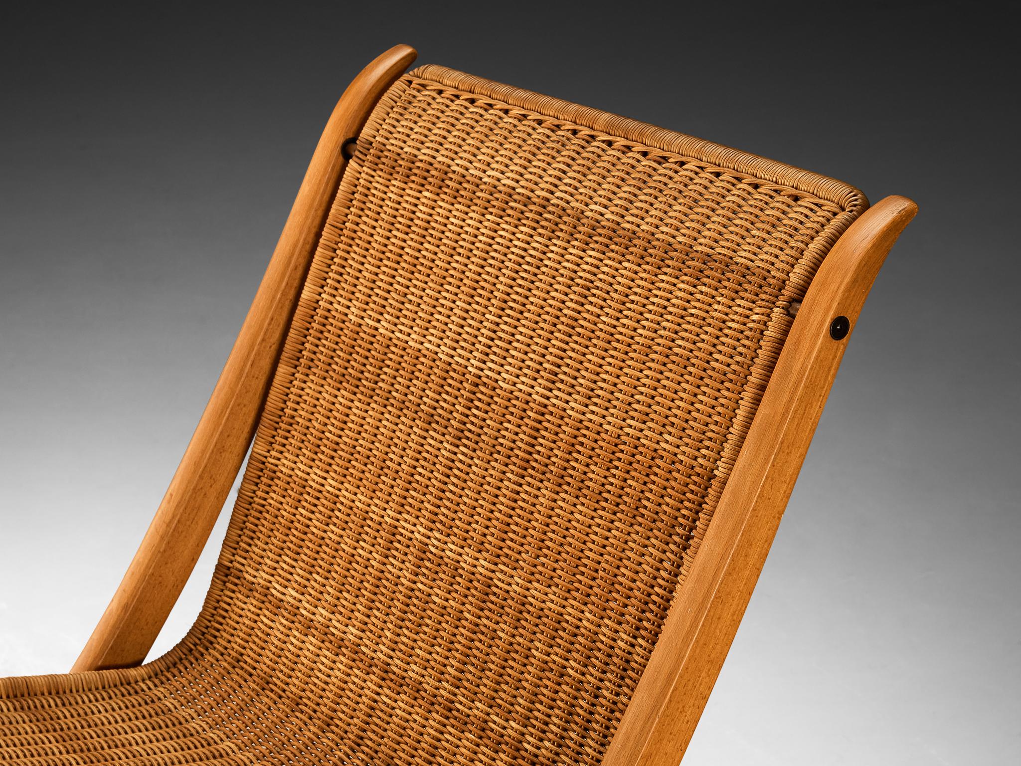 Peter Hvidt & Orla Mølgaard Nielsen Chair Model '6103' in Cane seating Morentz