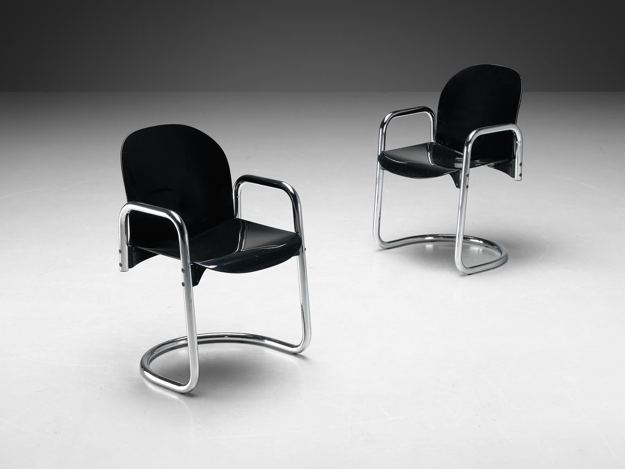 Afra & Tobia Scarpa for B&B Italia 'Dialogo Dessau' Dining Chairs seating Morentz