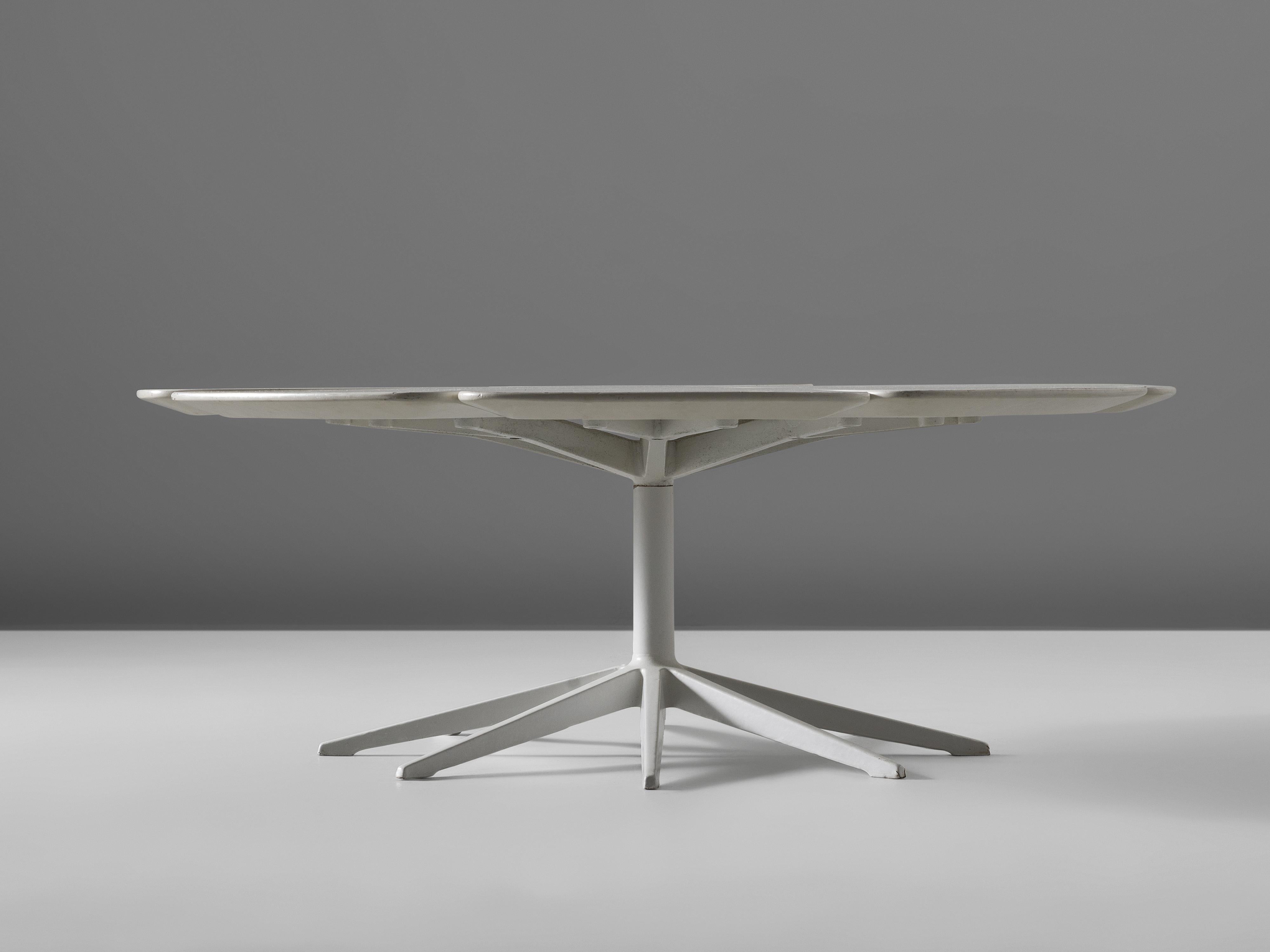 Richard Schultz for Knoll White 'Petal' Coffee Table tables Morentz