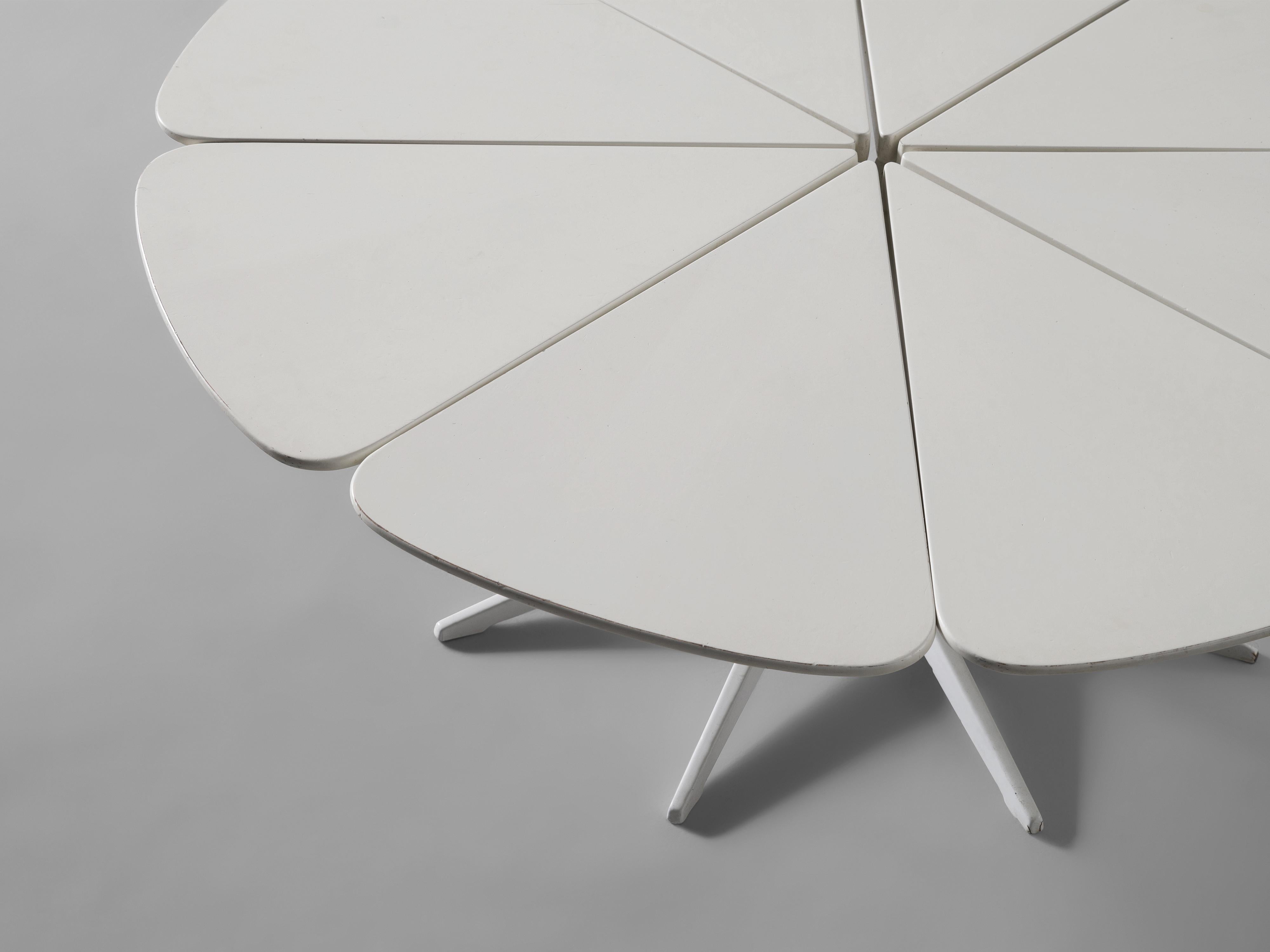 Richard Schultz for Knoll White 'Petal' Coffee Table tables Morentz