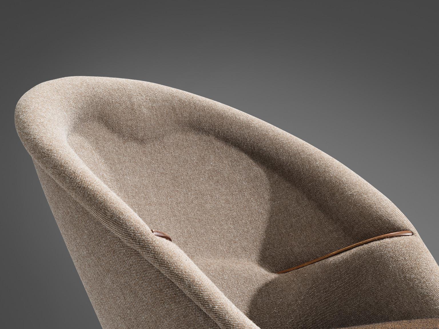 Arnold Madsen 'Oda' Easy Chair with Stool seating Morentz