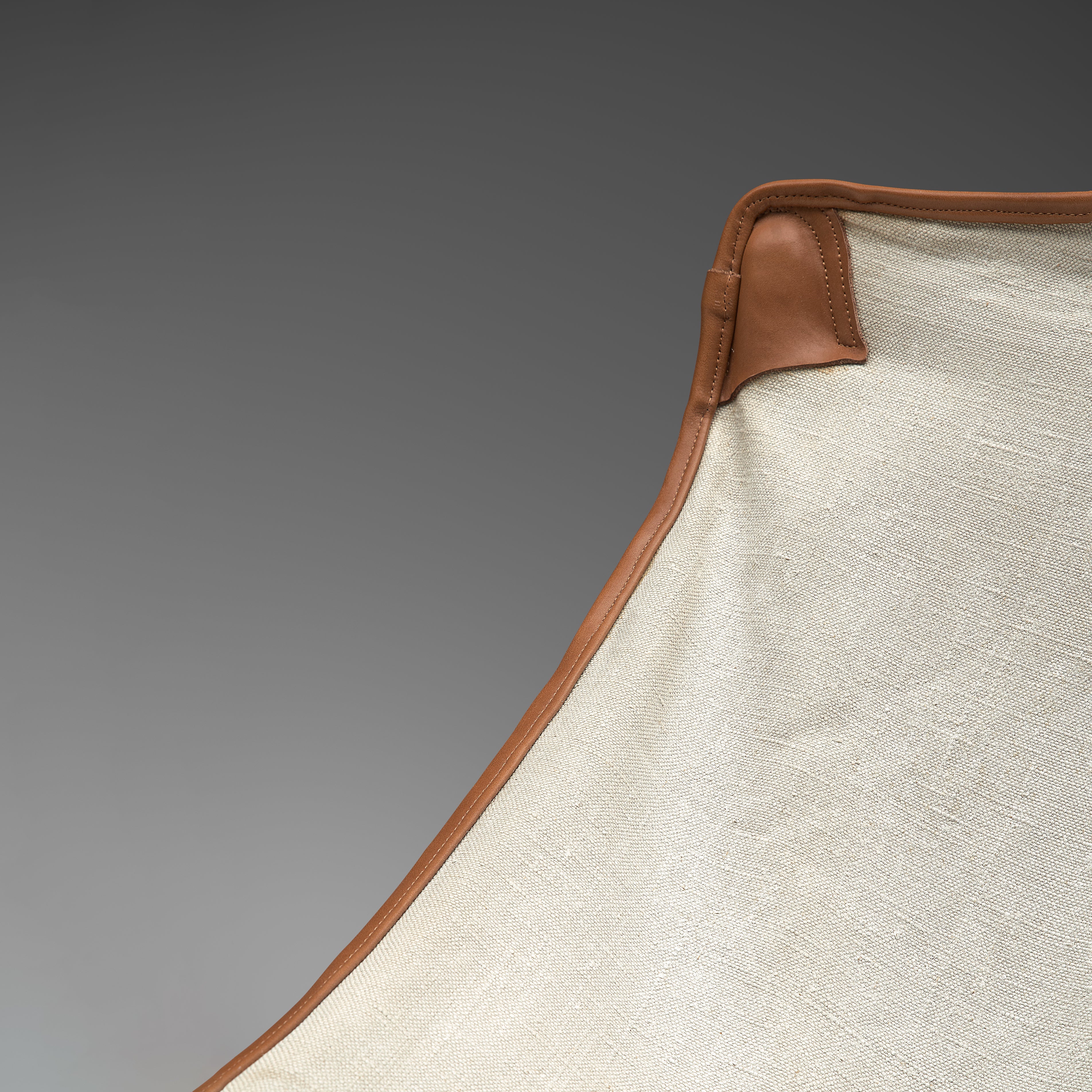 Illum Wikkelsø Easy Chair with Canvas Seat seating Morentz