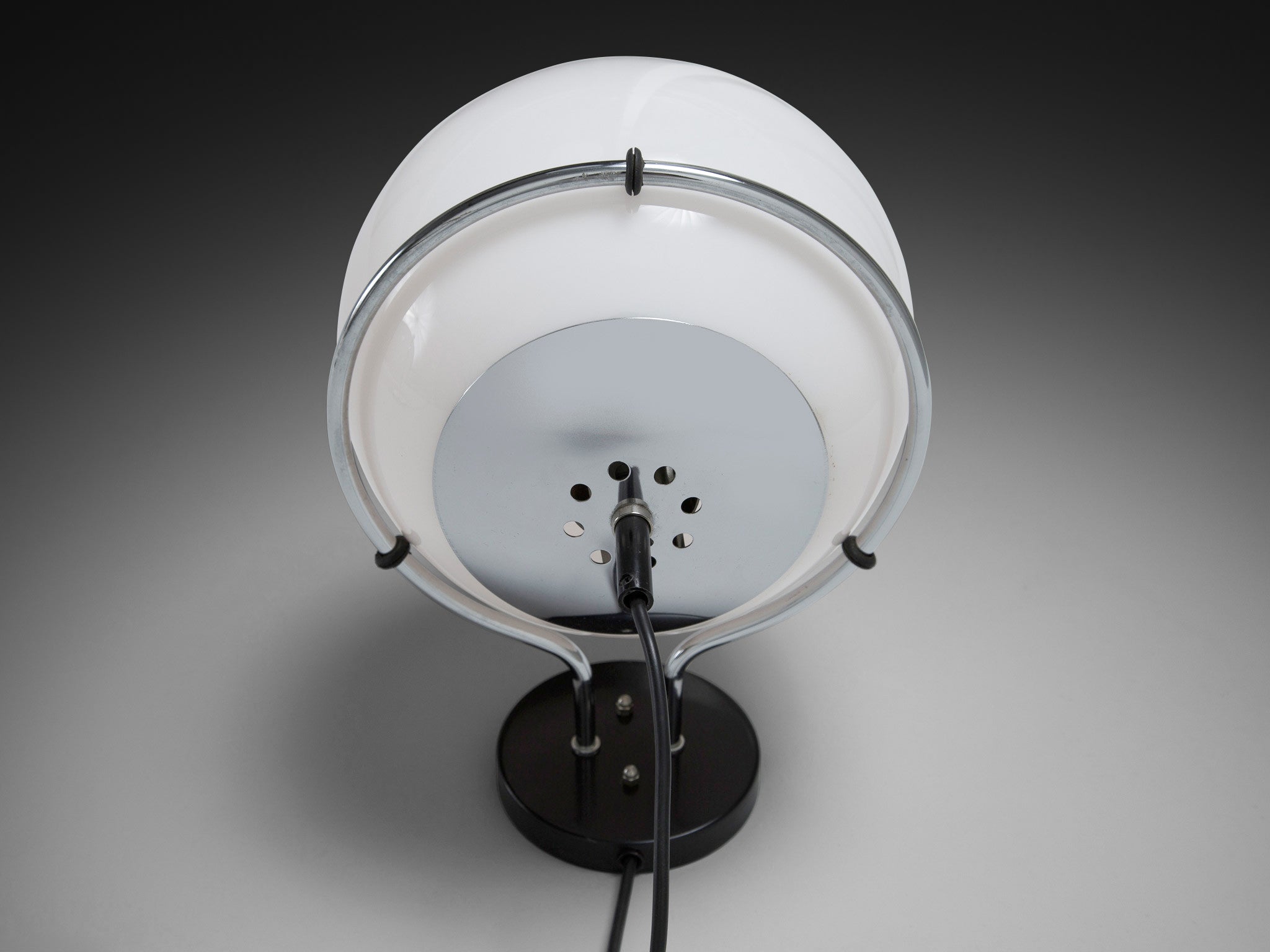 Globe-Shaped Wall Light in Opaline Glass Lighting Morentz