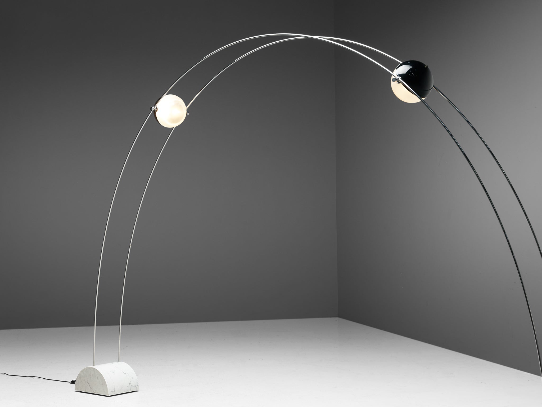 Large A.R.D.I.T.I. for Sormani Floor Lamp 'Ponte' in Marble and Metal lighting Morentz