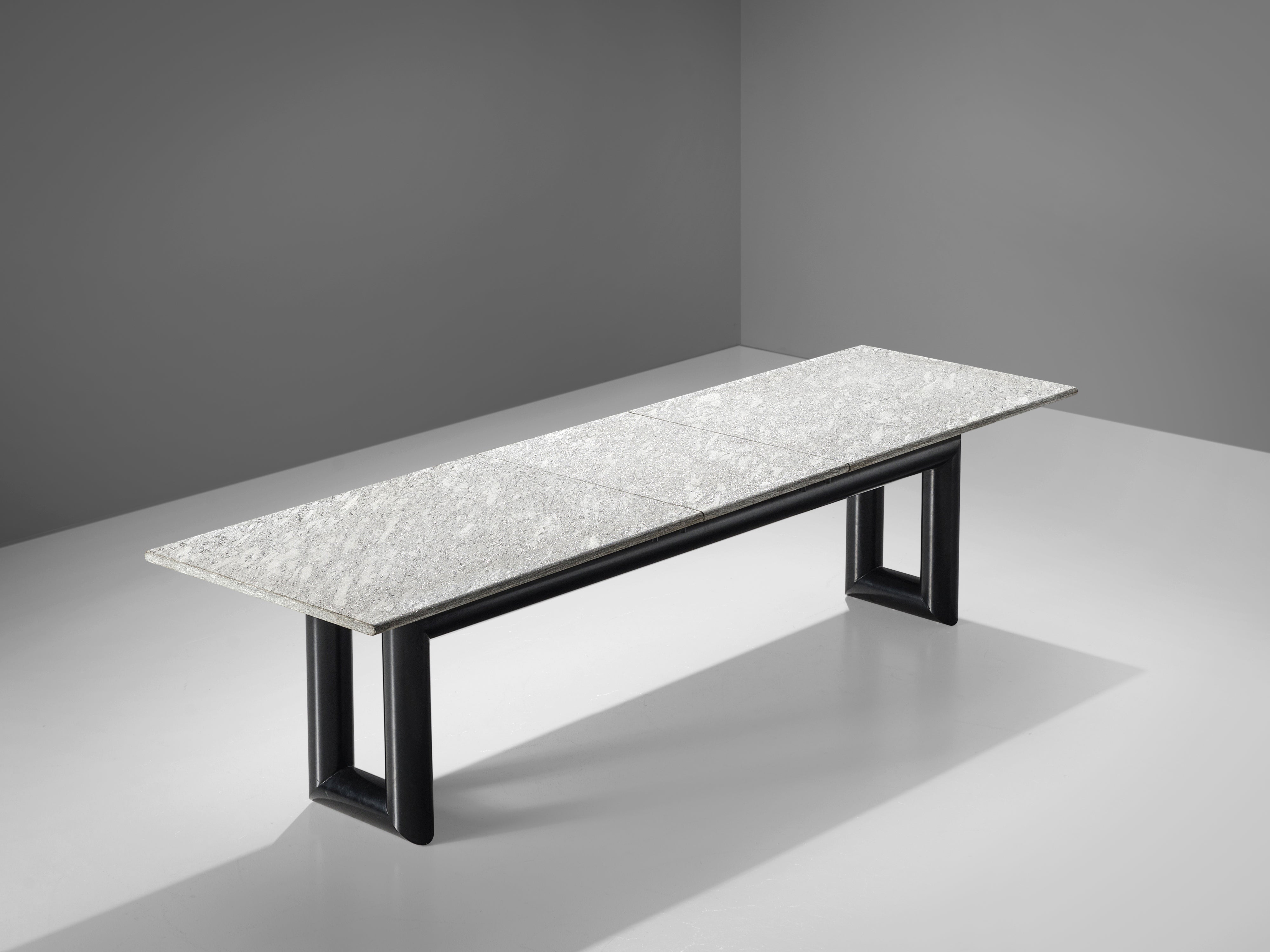 Mario Botta Dining Table 'Terzo' with Granite Top