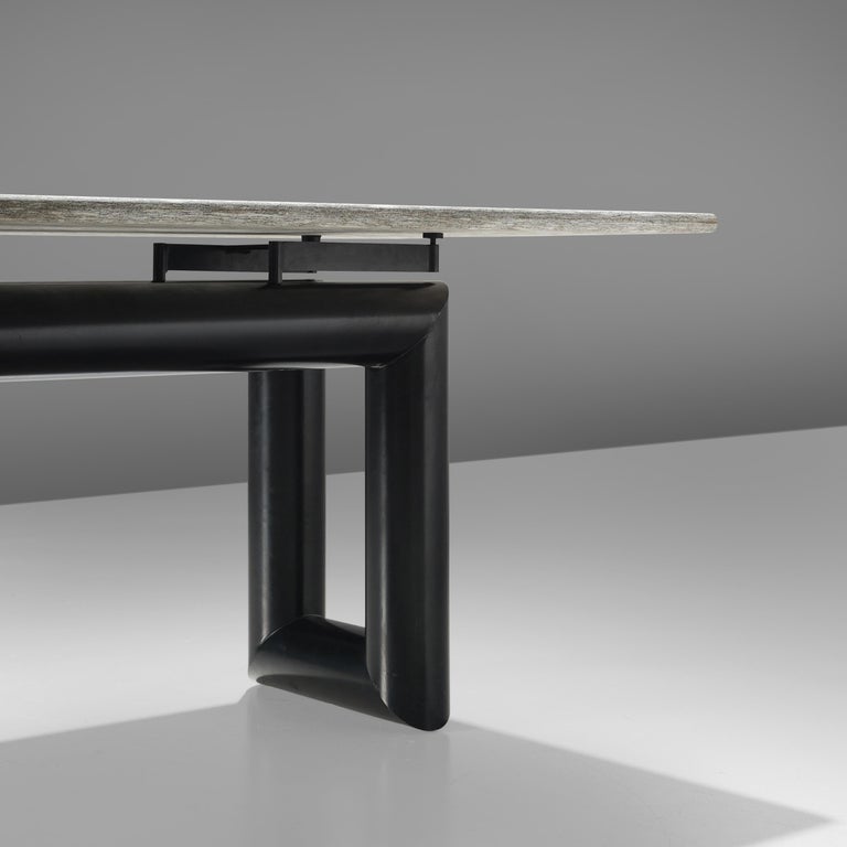 Mario Botta Dining Table ‘Terzo’ with Granite Top