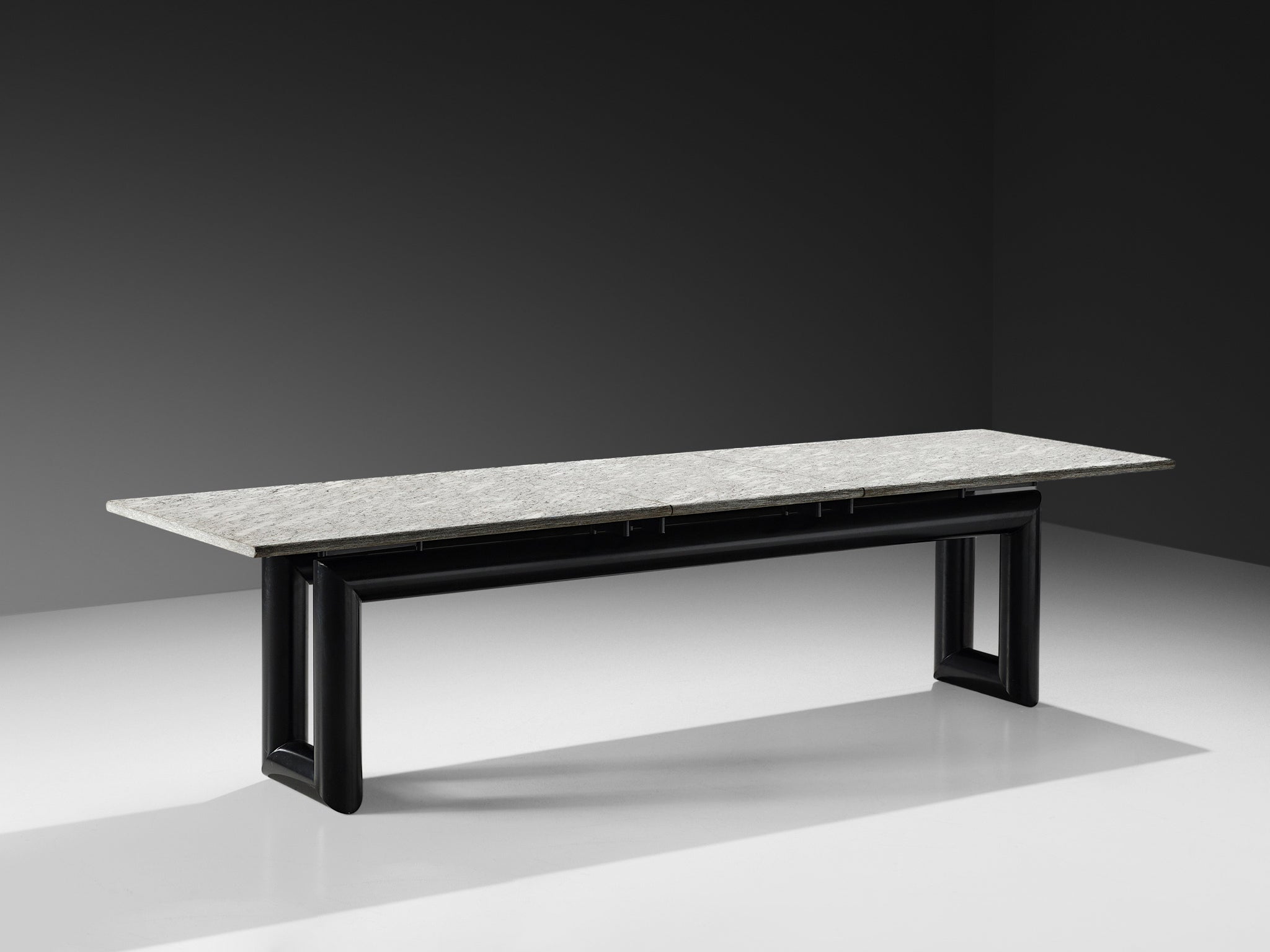 Mario Botta Dining Table ‘Terzo’ with Granite Top Tables Morentz