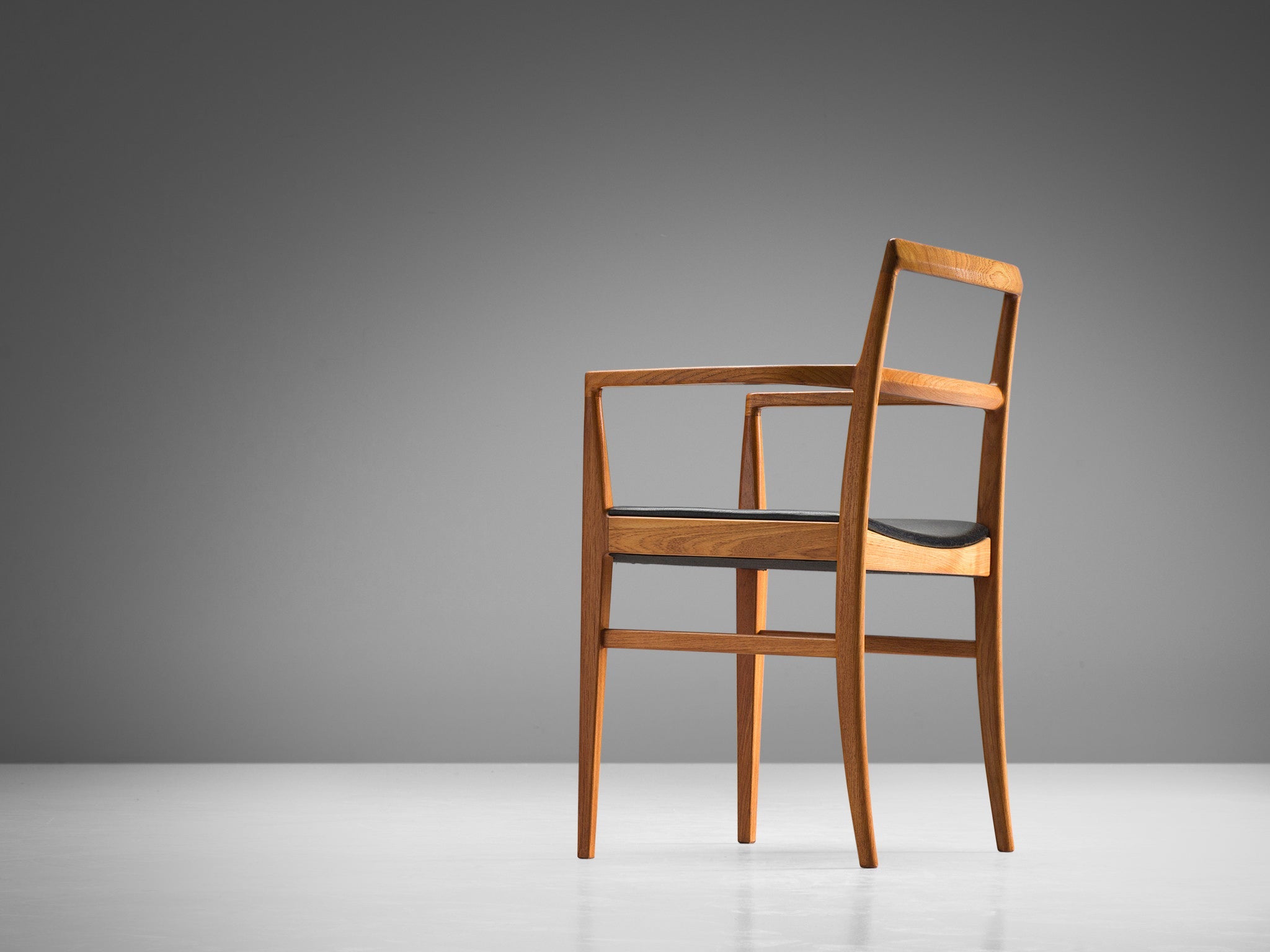 Arne Vodder for Sibast Møbler Armchair in Teak and Leather