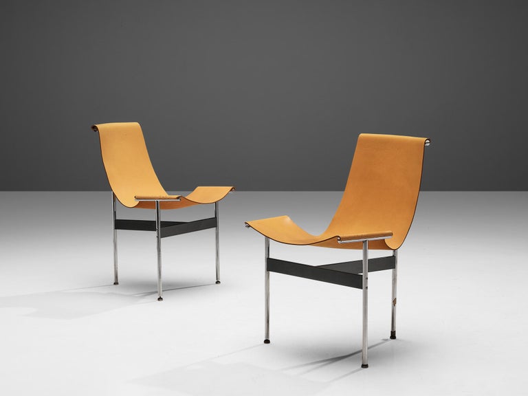 One Katavolos, Kelley and Littell for Laverne T-Chair in Camel Leather