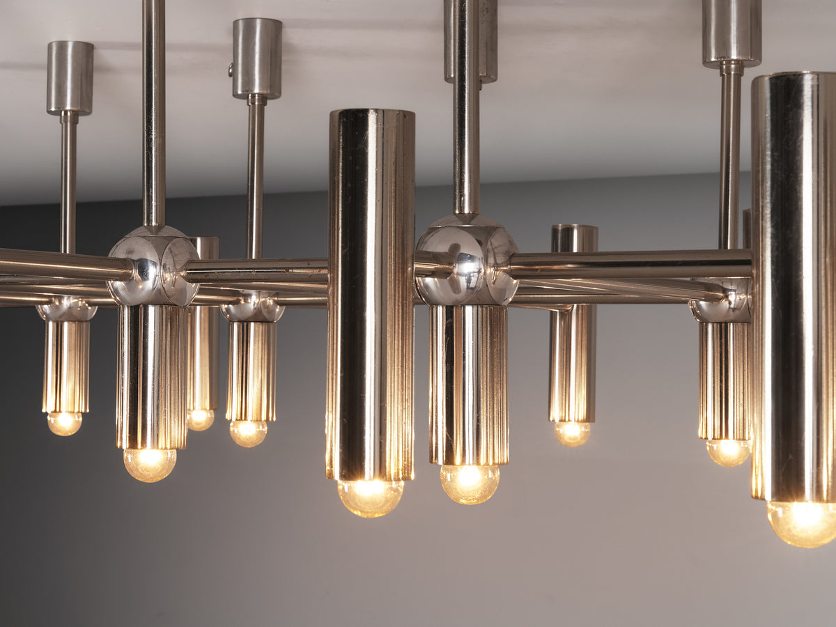 Monumental Mixed Metal Ceiling Light 304 cm/119in Lighting Morentz
