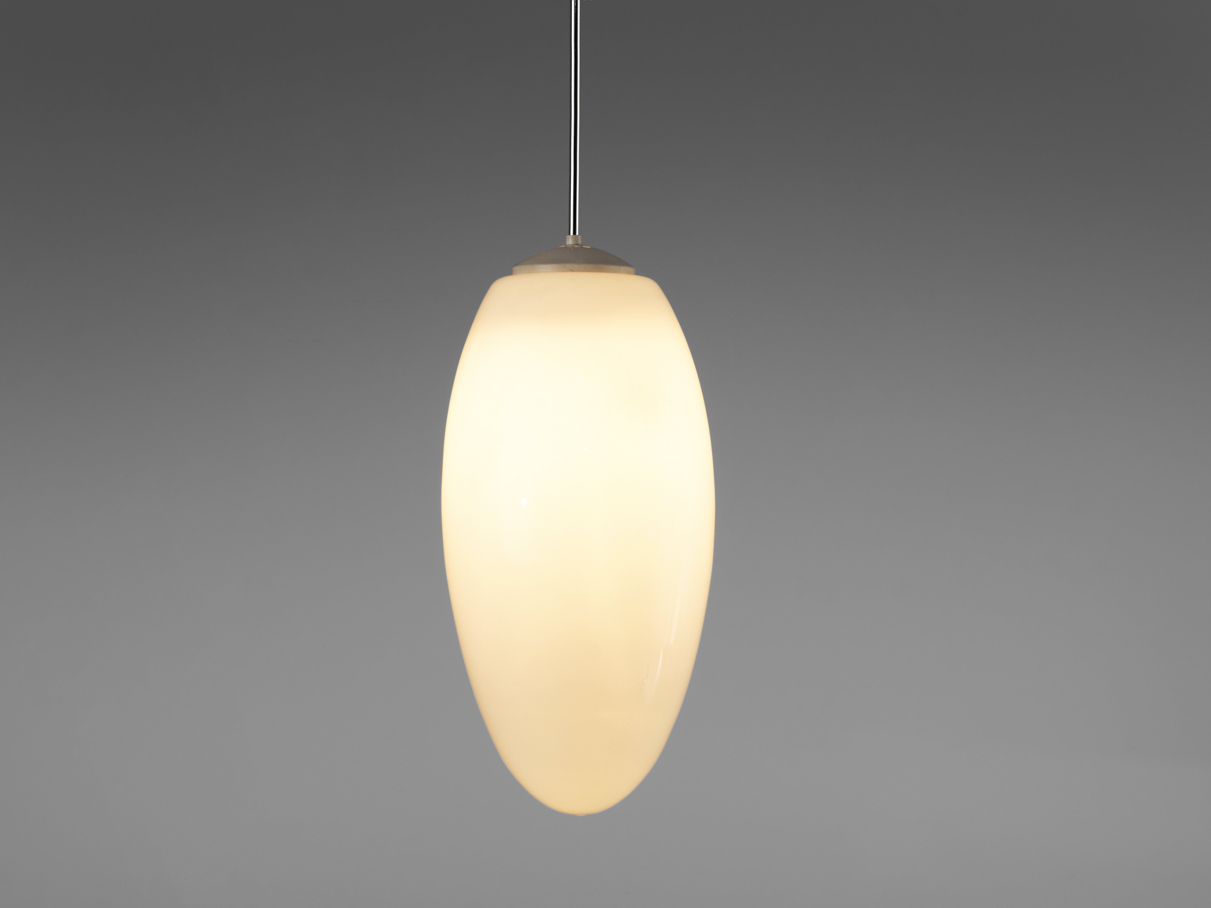 Pendant Lamps in Opaline Glass and Metal lighting Morentz