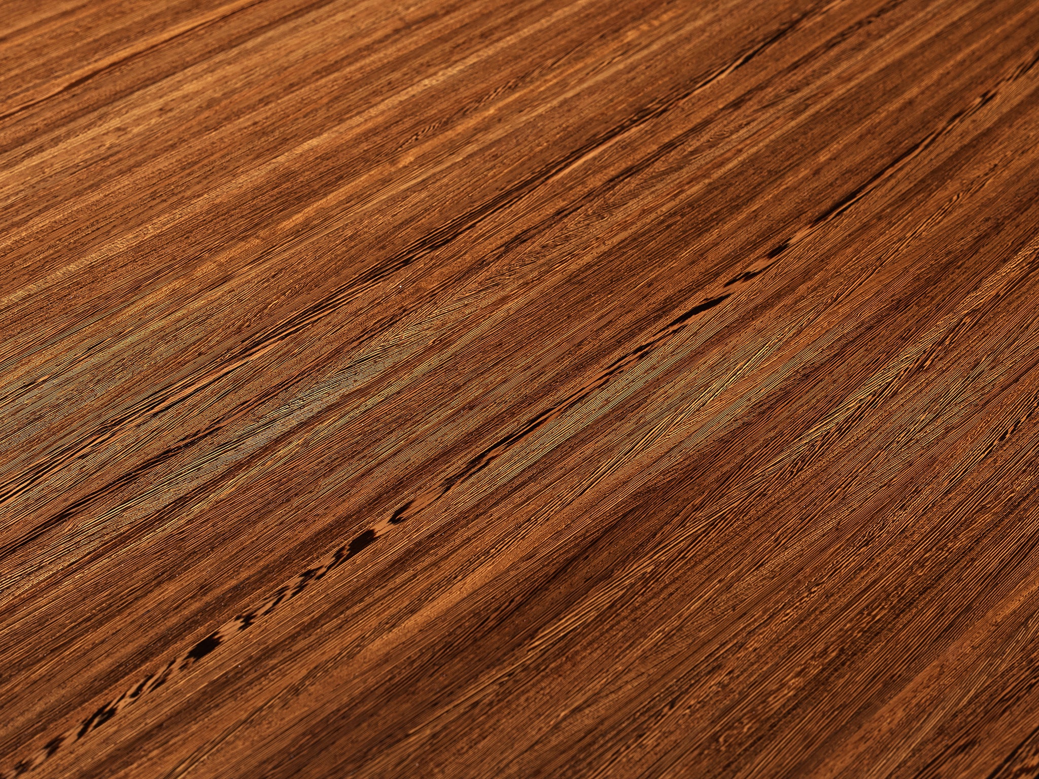 Jules Wabbes 'Tonneau' Dining or Conference Table in Solid Wengé and Metal Tables Morentz