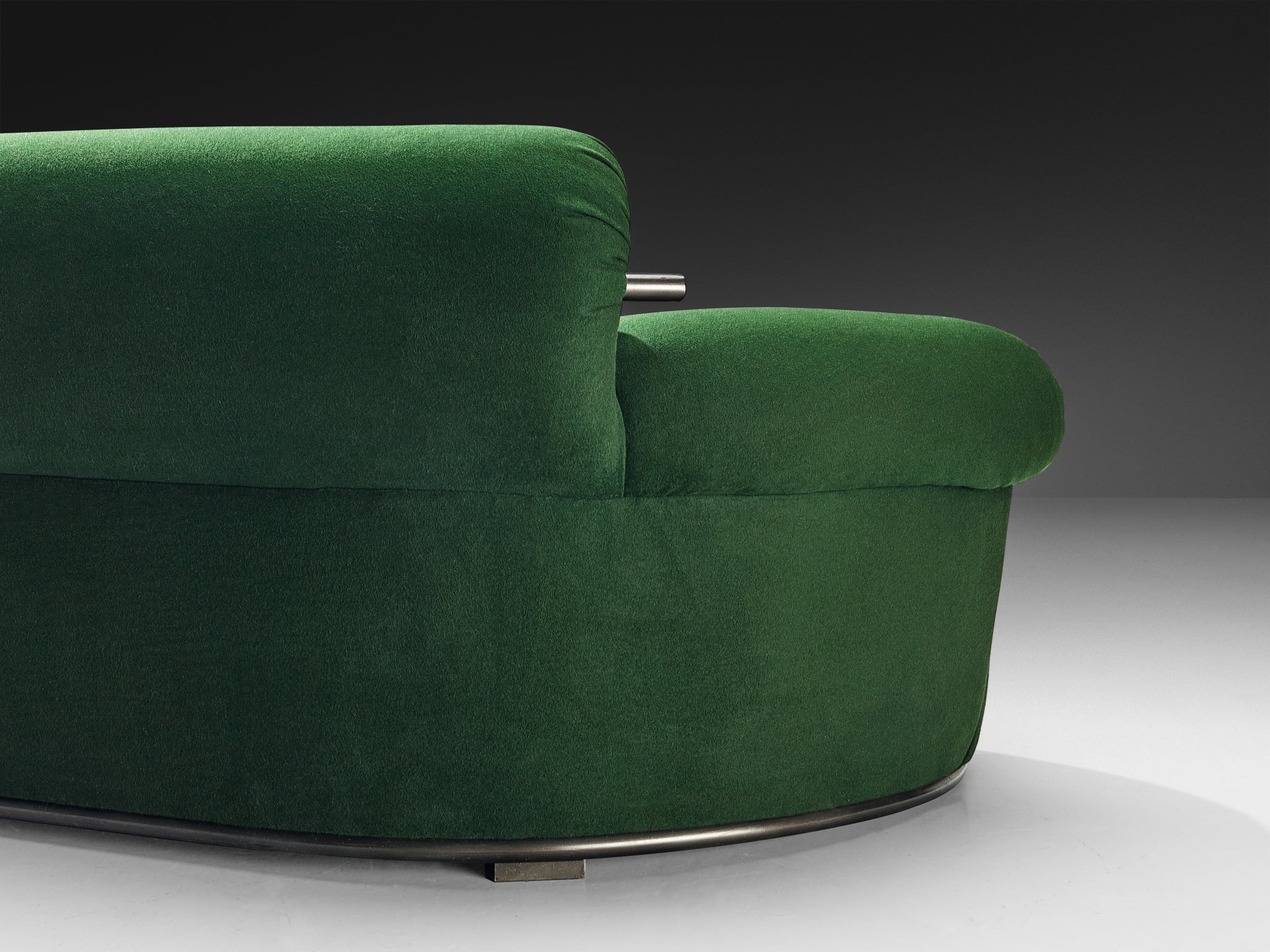 Luigi Caccia Dominioni for Azucena 'Toro' Sofa in Dark Forest Green Upholstery Seating Morentz
