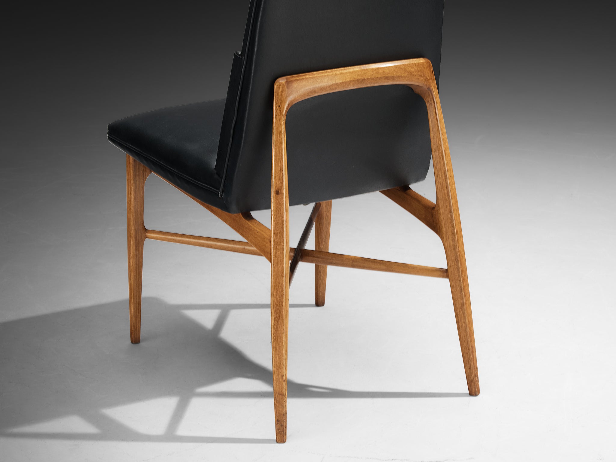 Fred Sandra for De Coene 'Madison' Dining Chair in Walnut Seating Morentz
