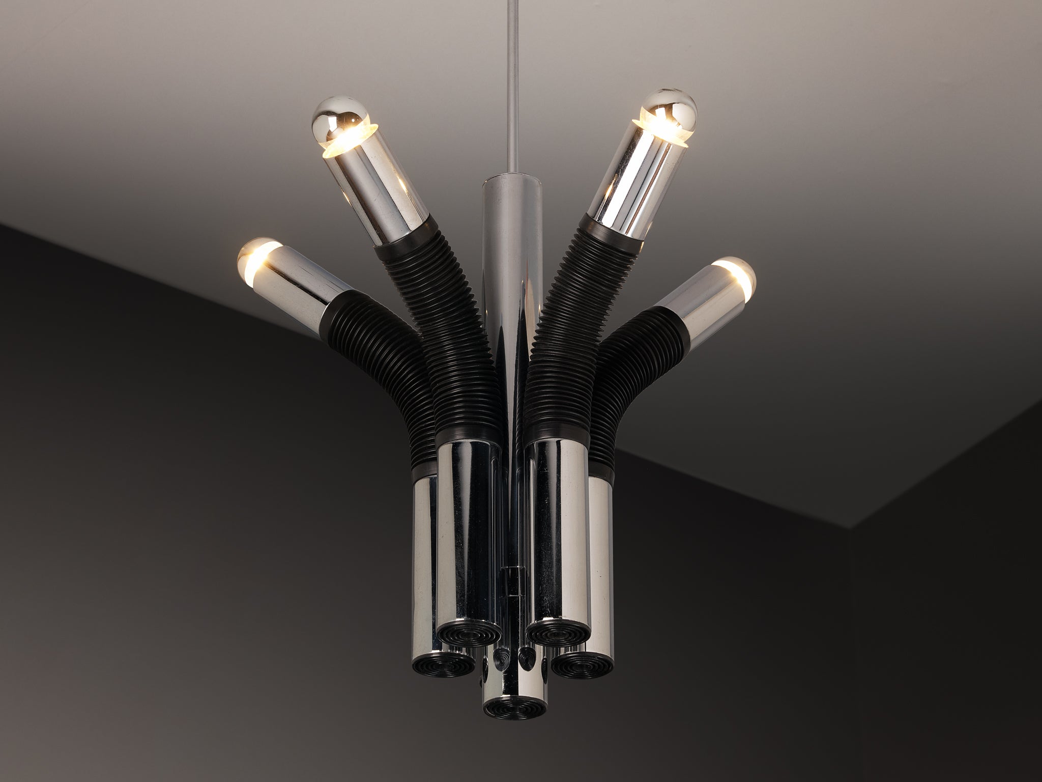 Post-Modern Targetti Sankey Chandelier Lighting Morentz