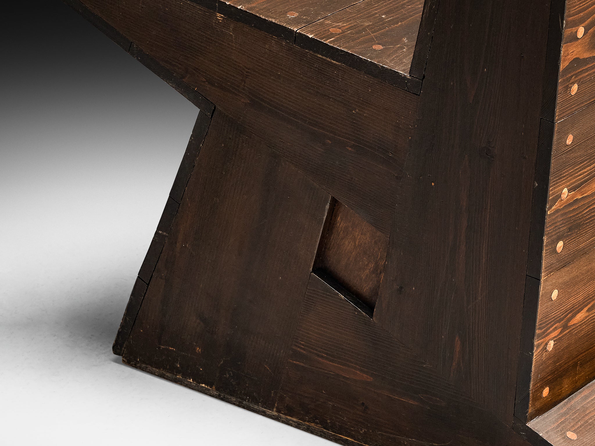 Dom Hans der Laan Bench in Pine and Copper Seating Morentz