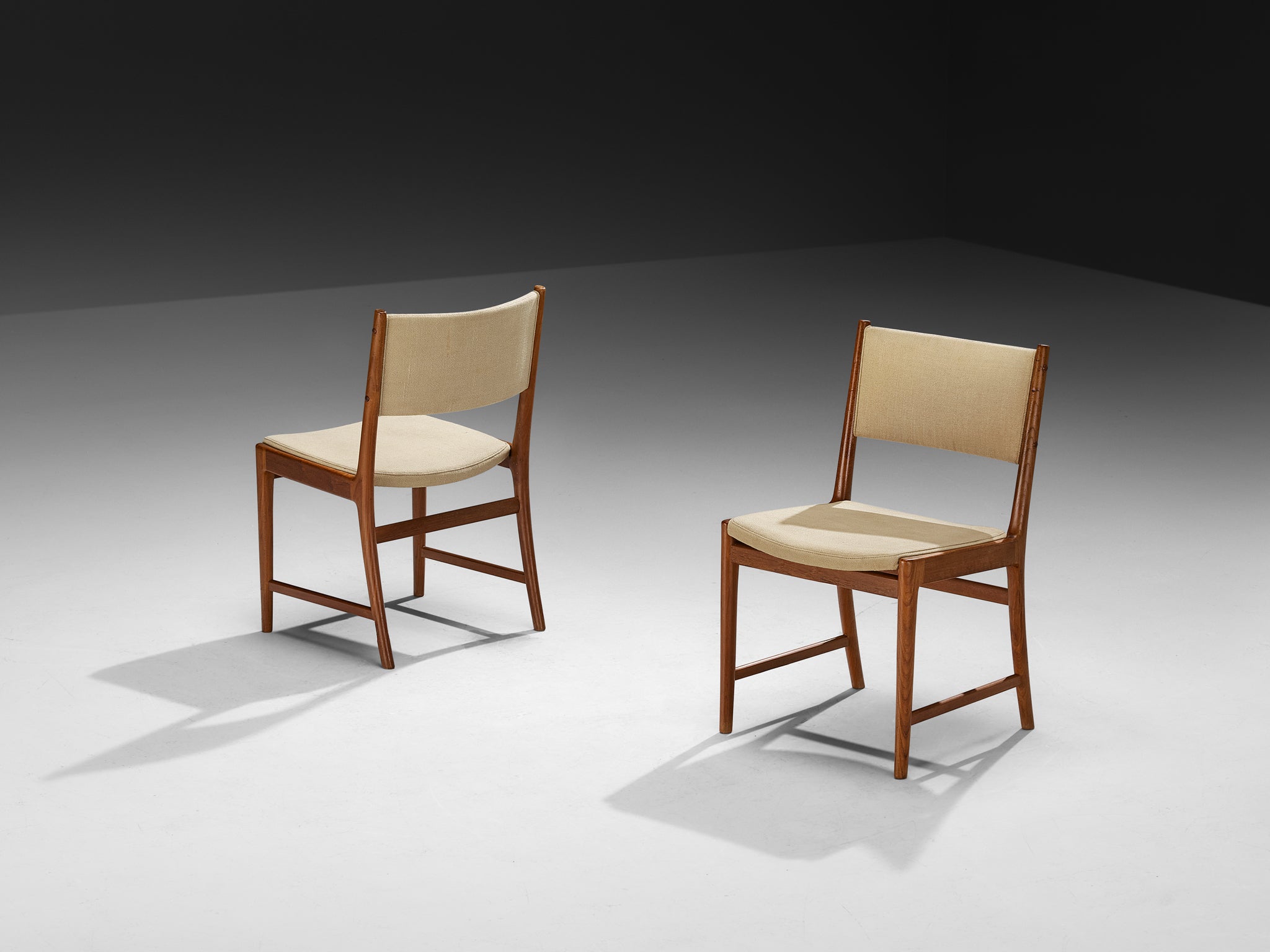 Kai Lyngfeldt Larsen Pair of Dining Chairs in Teak