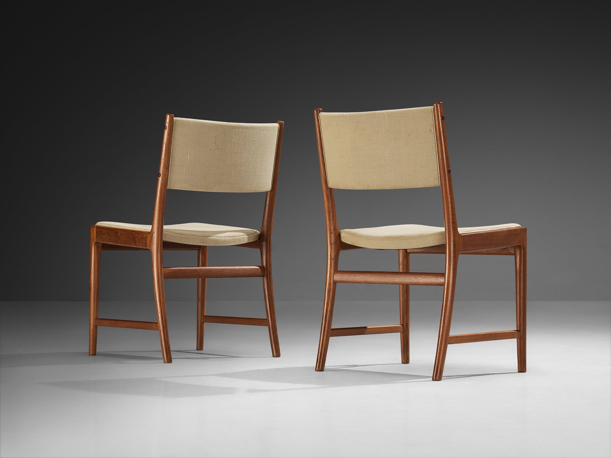 Kai Lyngfeldt Larsen Pair of Dining Chairs in Teak
