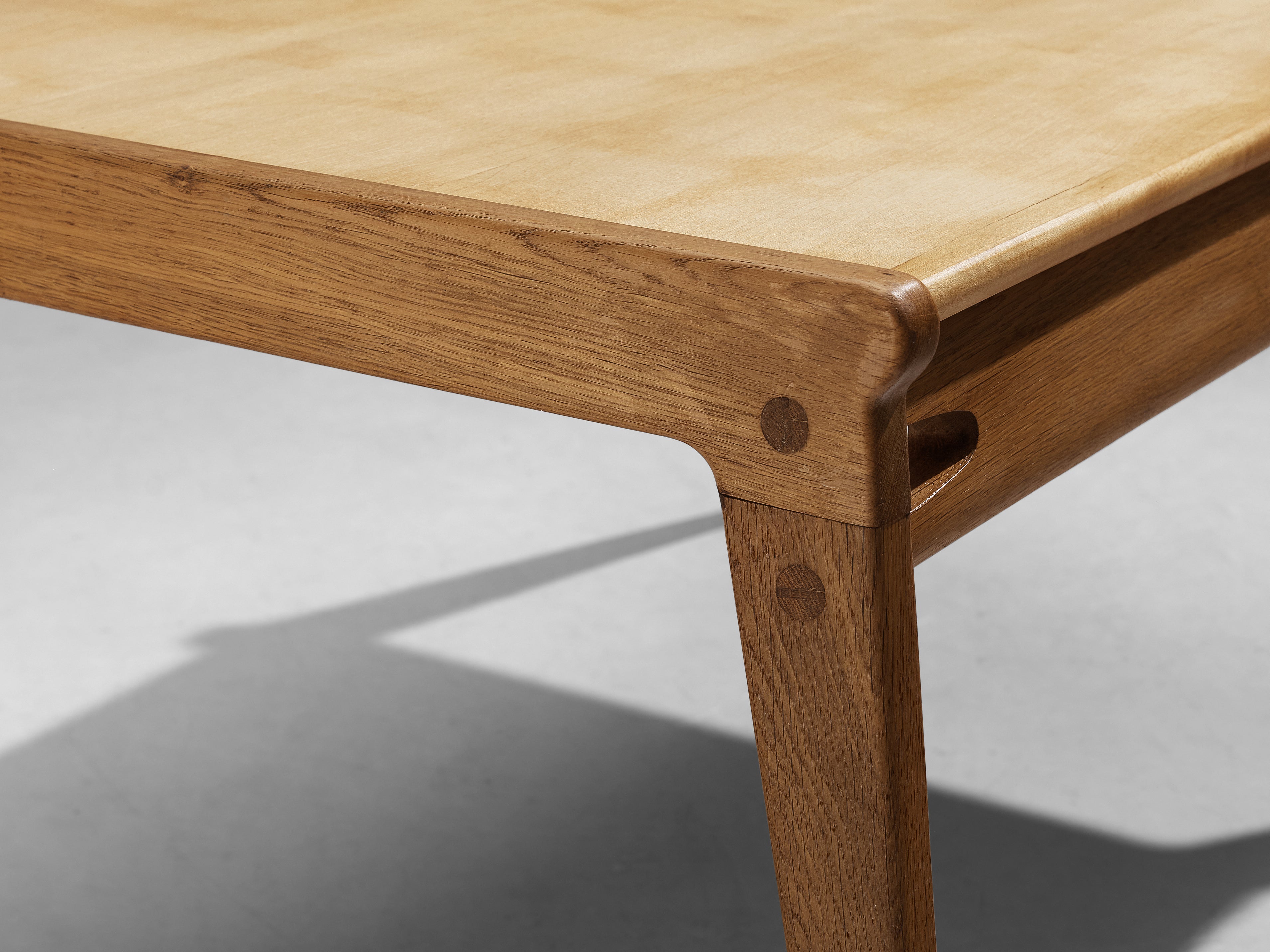 Danish Minimalistic Coffee Table in Oak and Maple tables Morentz