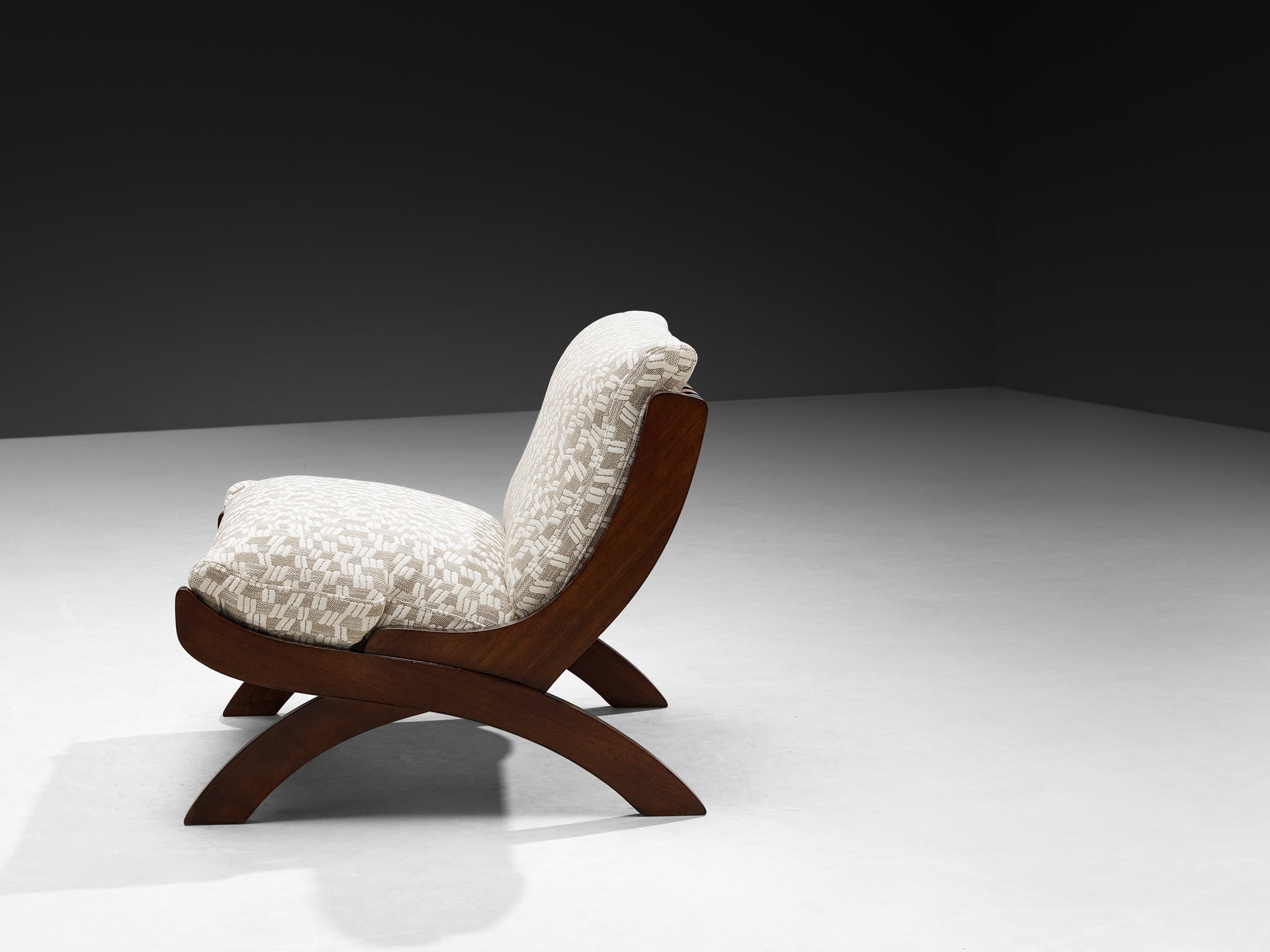 Marco Comolli 'CP1' Lounge Chair in Mahogany Seating Morentz