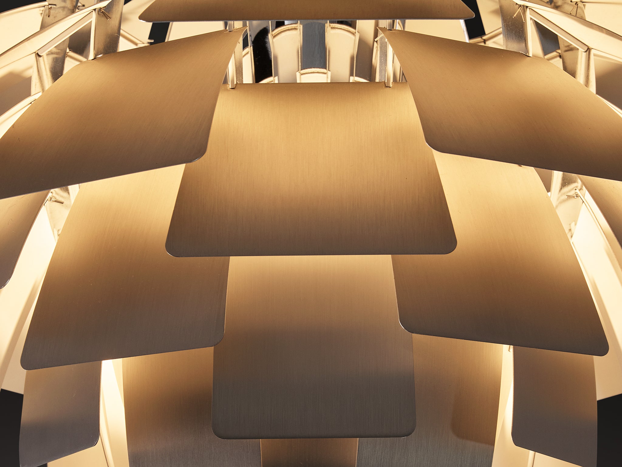 Poul Henningsen for Louis Poulsen 'PH Artichoke' Pendant in Stainless Steel Lighting Morentz