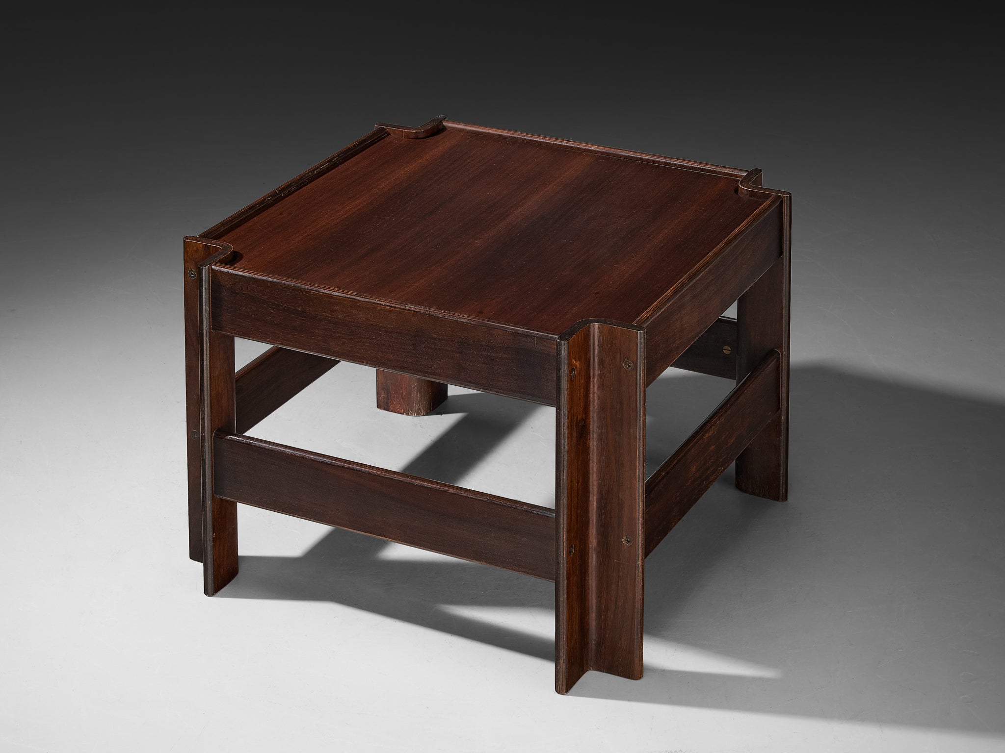 Sergio Asti for Poltronova 'Zelda' Coffee Table in Walnut Tables Morentz