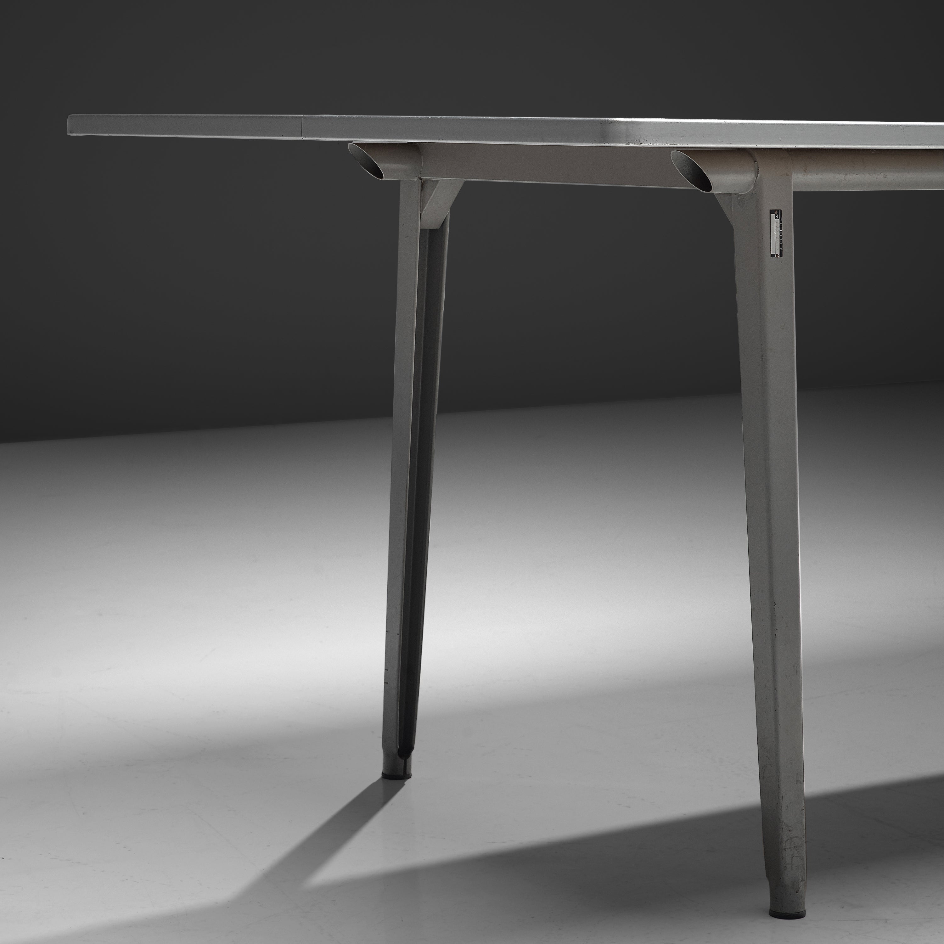 Dutch Friso Kramer Industrial 'Reform' Work Table in Metal Tables Morentz