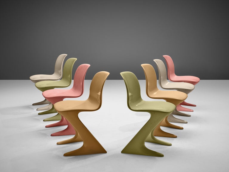 Ernst Moeckl Colorful Kangaroo Chairs