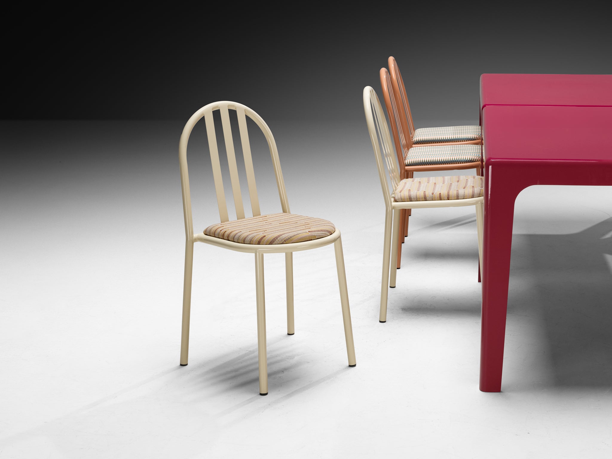 Dining or Patio Set with Horn Collection and Robert Mallet-Stevens Tables Morentz