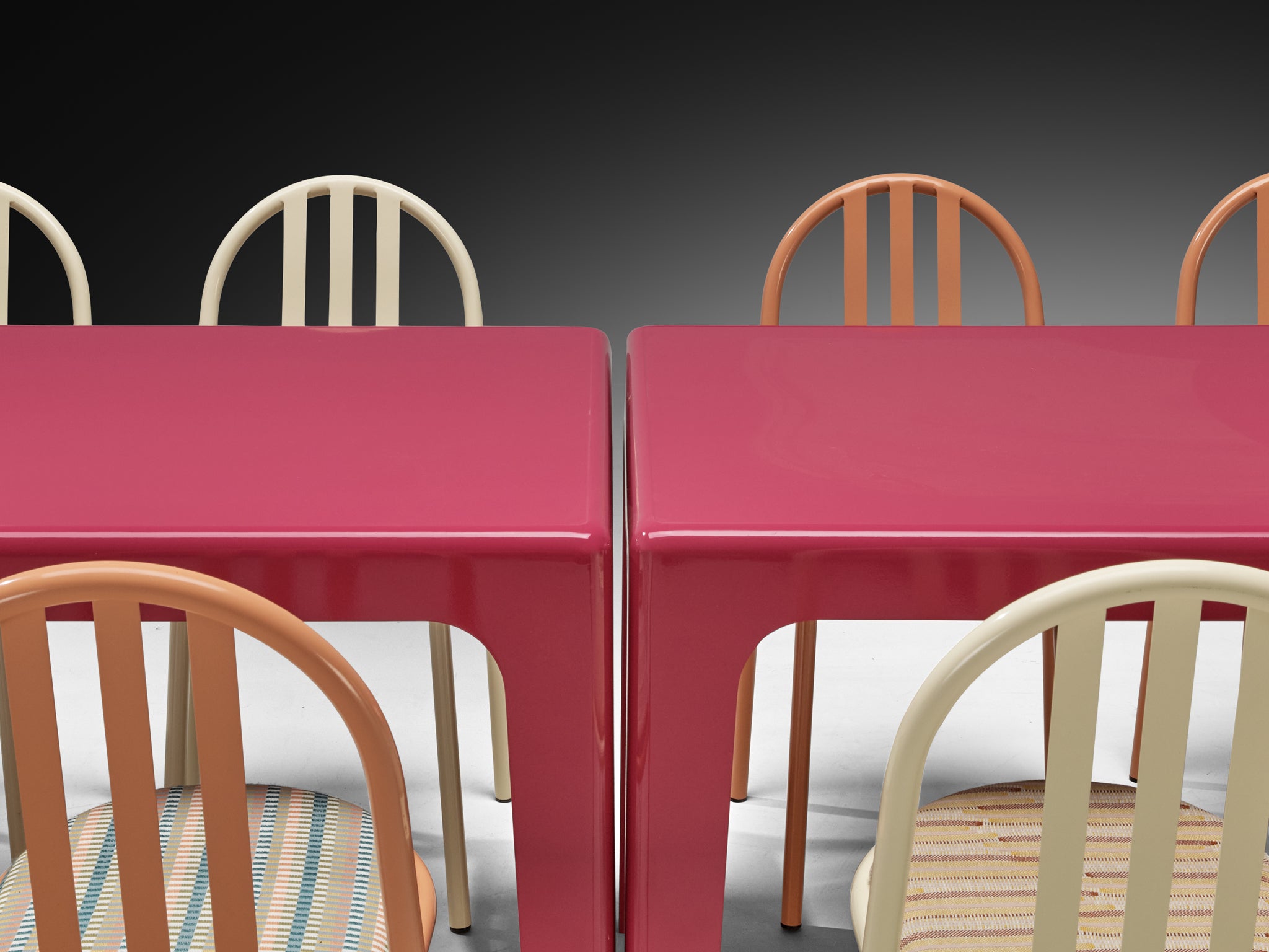 Dining or Patio Set with Horn Collection and Robert Mallet-Stevens Tables Morentz