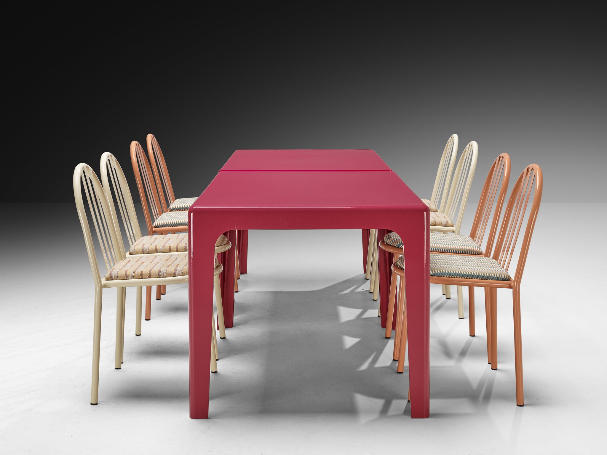 Dining or Patio Set with Horn Collection and Robert Mallet-Stevens Tables Morentz